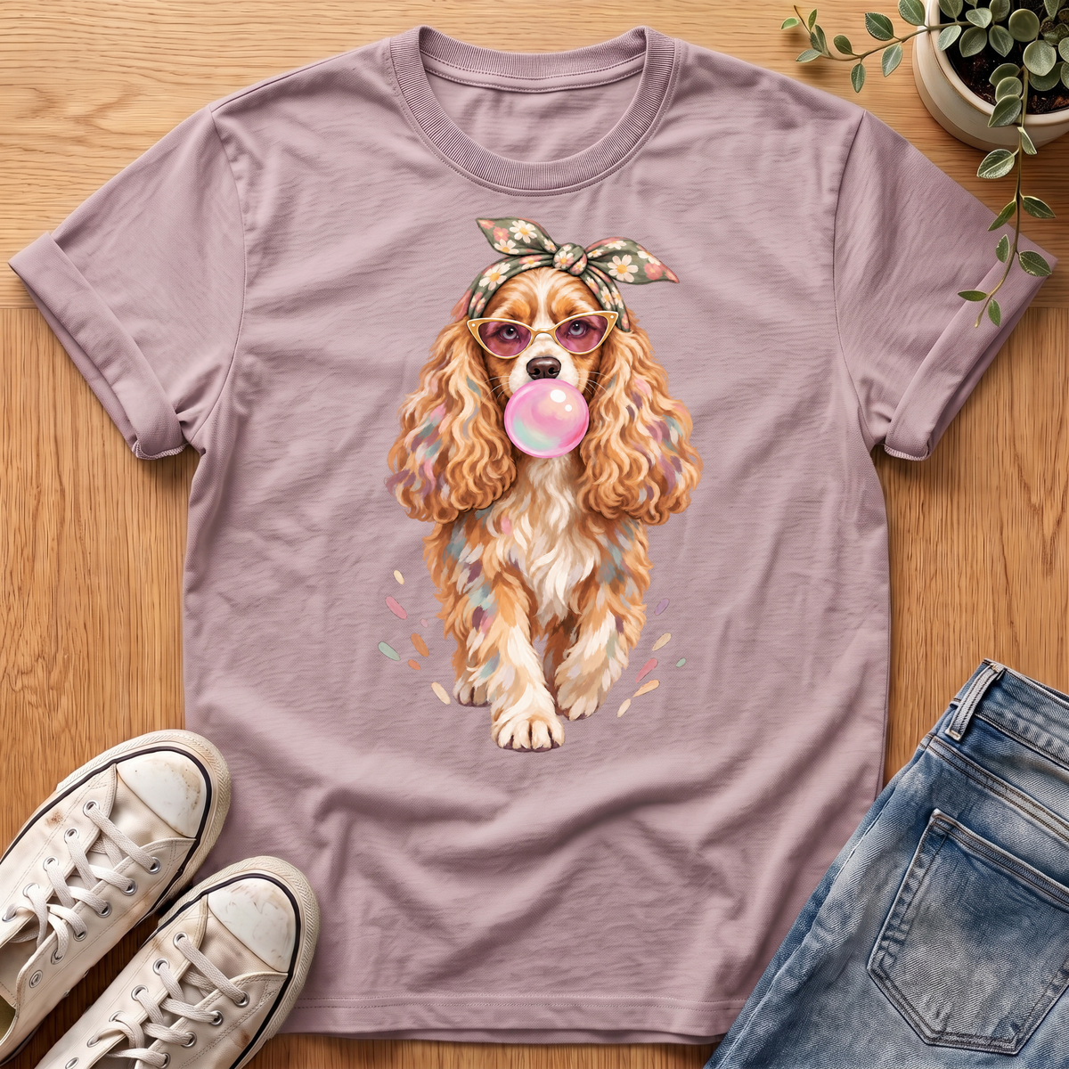 Cocker Spaniel Bubblegum T-Shirt