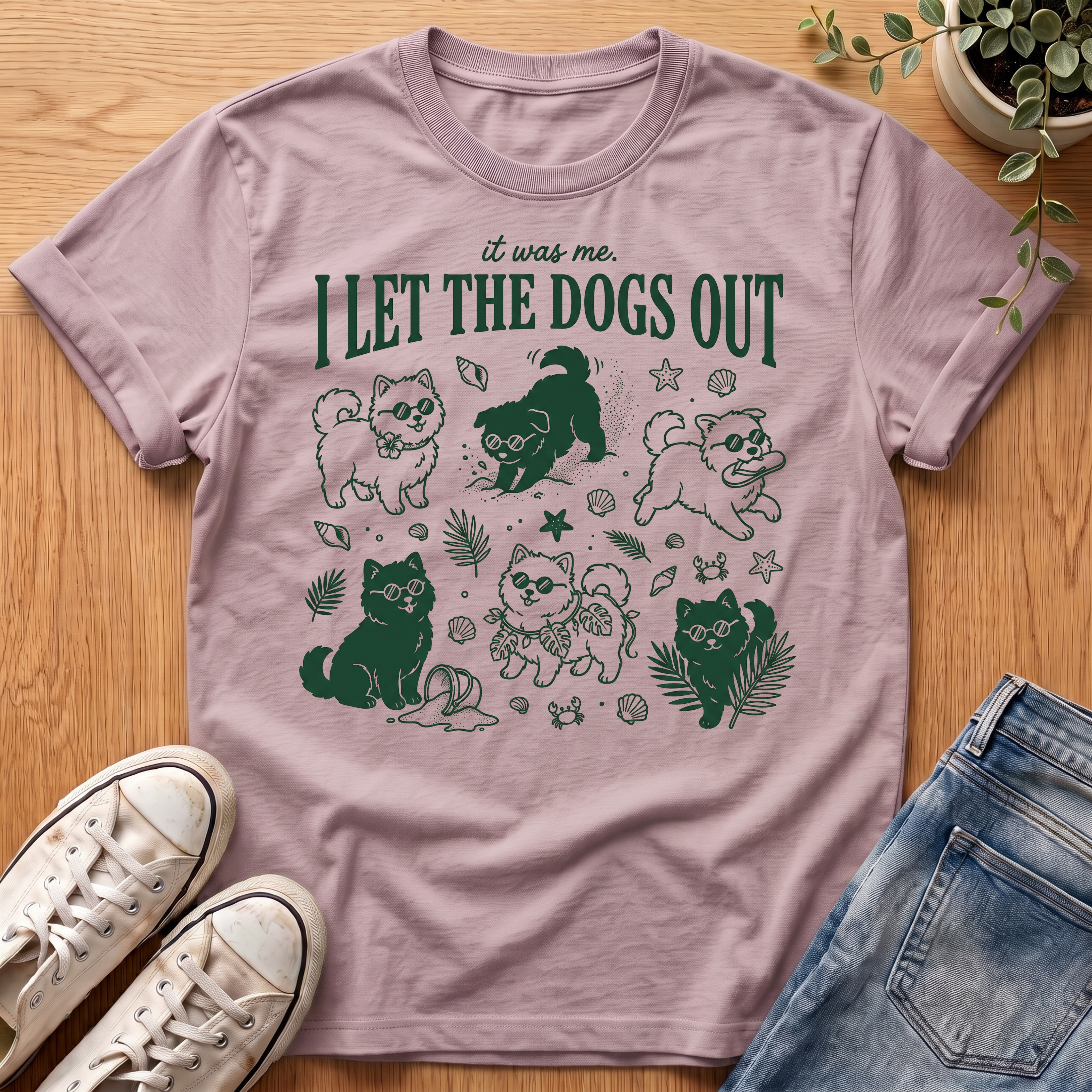 I Let The Dogs Out T-Shirt