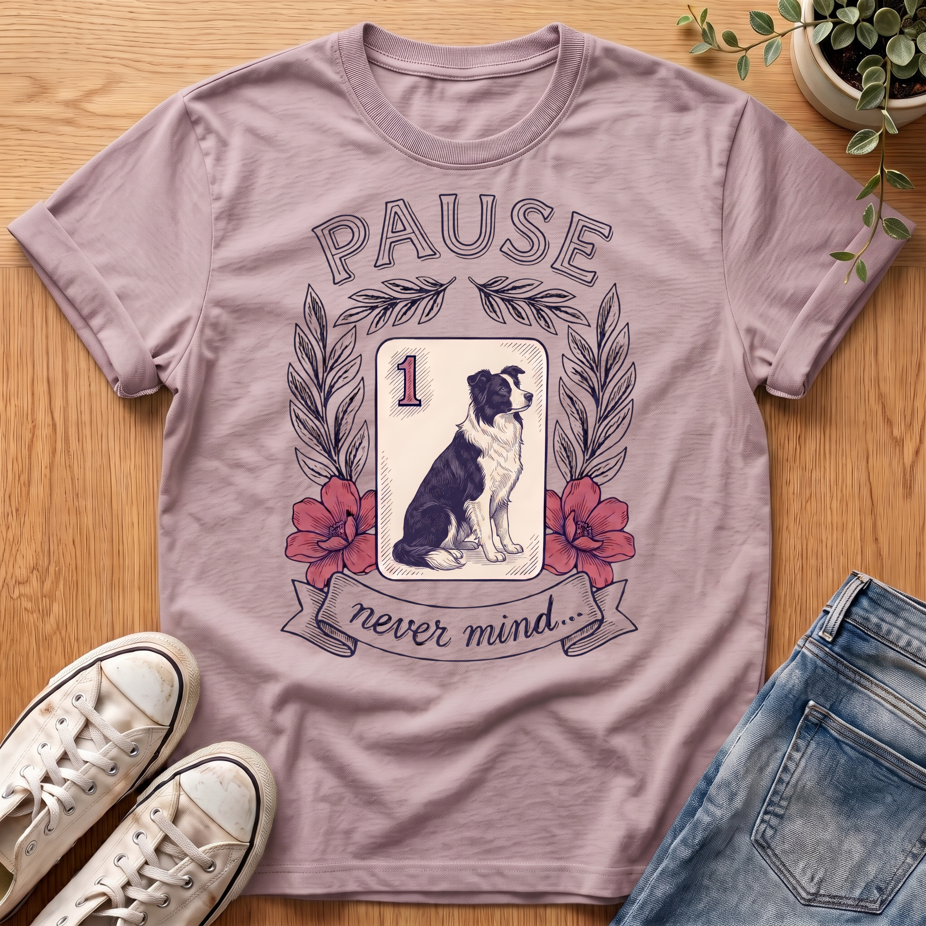 Border Collie Pause T-Shirt