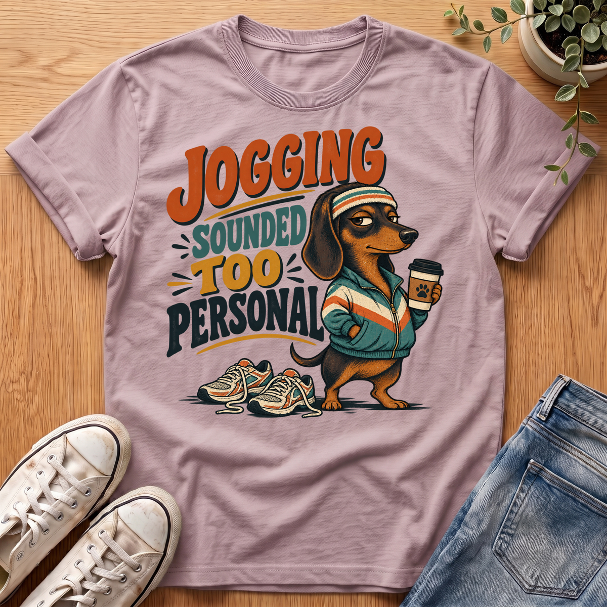 Dachshund Jogging T-Shirt