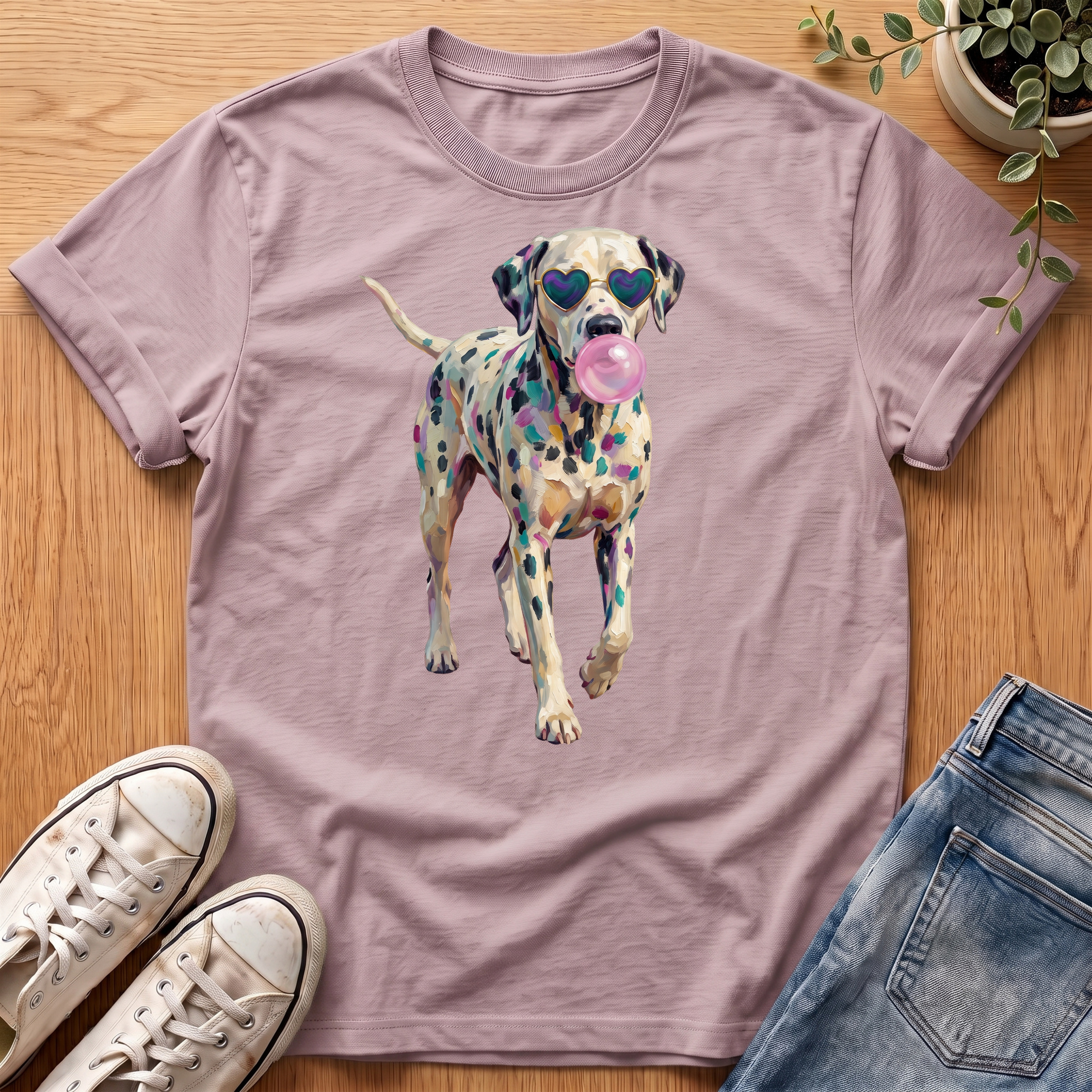 Dalmatian Bubblegum T-Shirt
