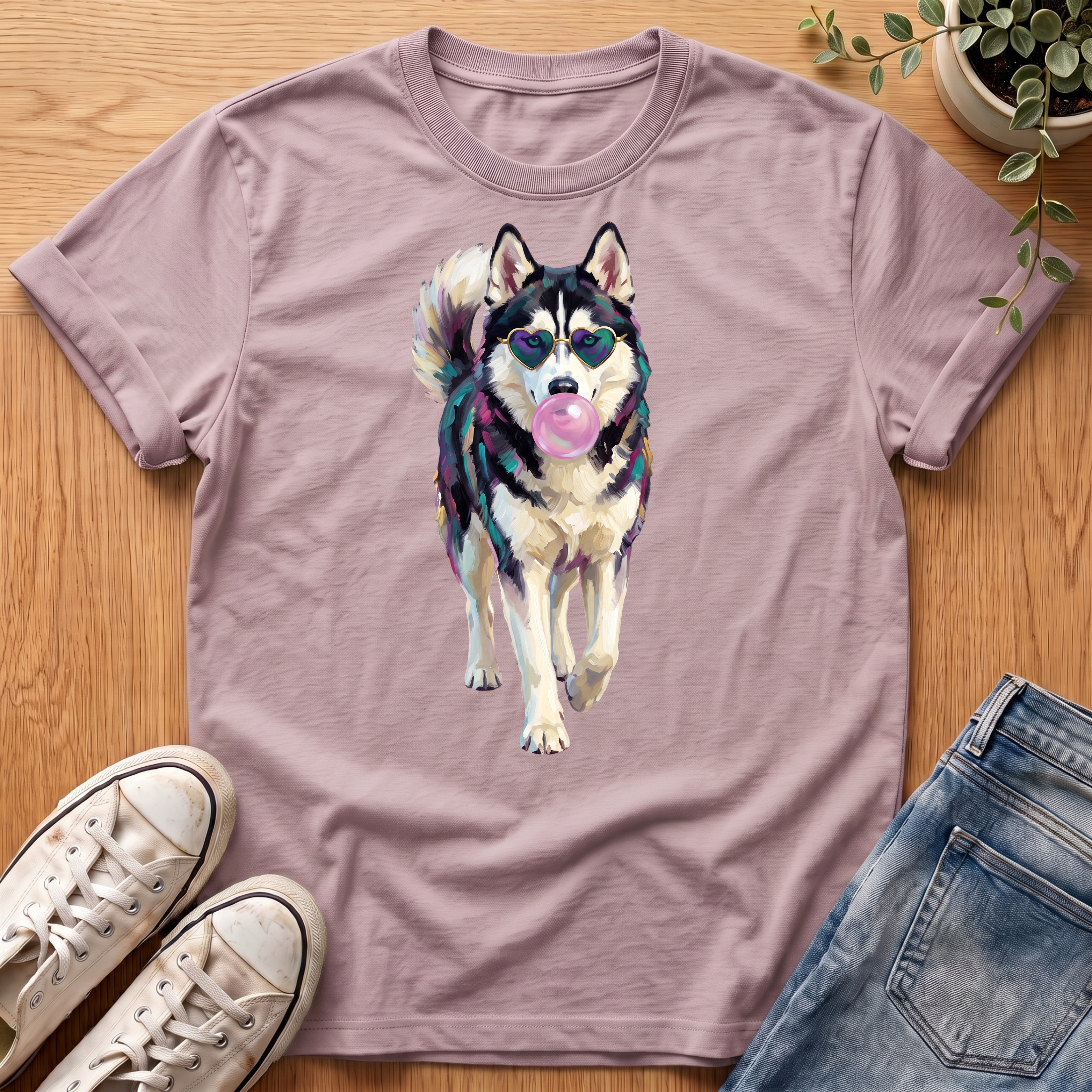 Husky Bubblegum T-Shirt