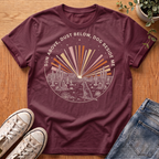 Dog Beside Me Desert T-Shirt
