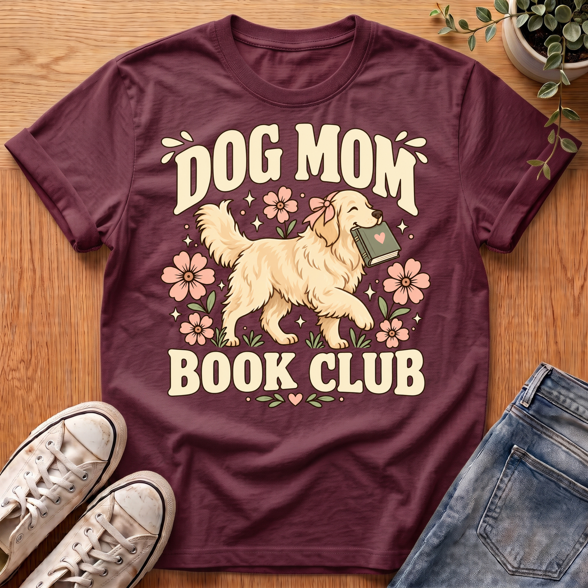 Dog Mom Book Club T-Shirt