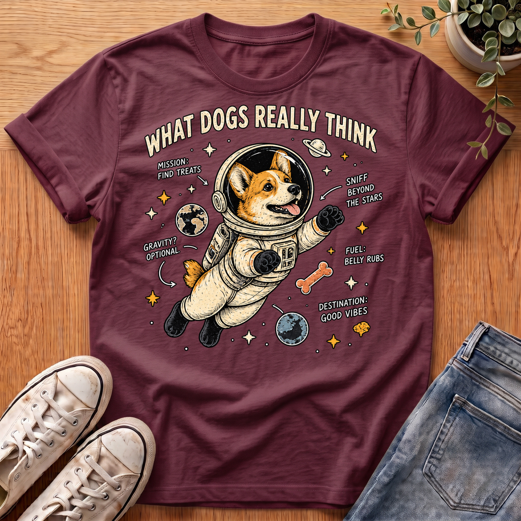 Corgi Astronaut T-Shirt