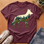 German Shepherd Flowers T-Shirt