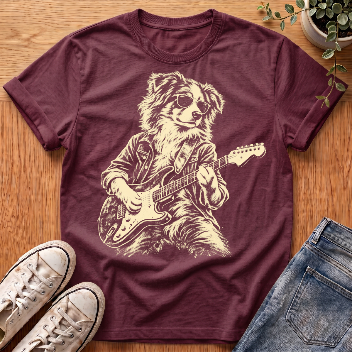 Australian Shepherd Ruff & Roll T-Shirt