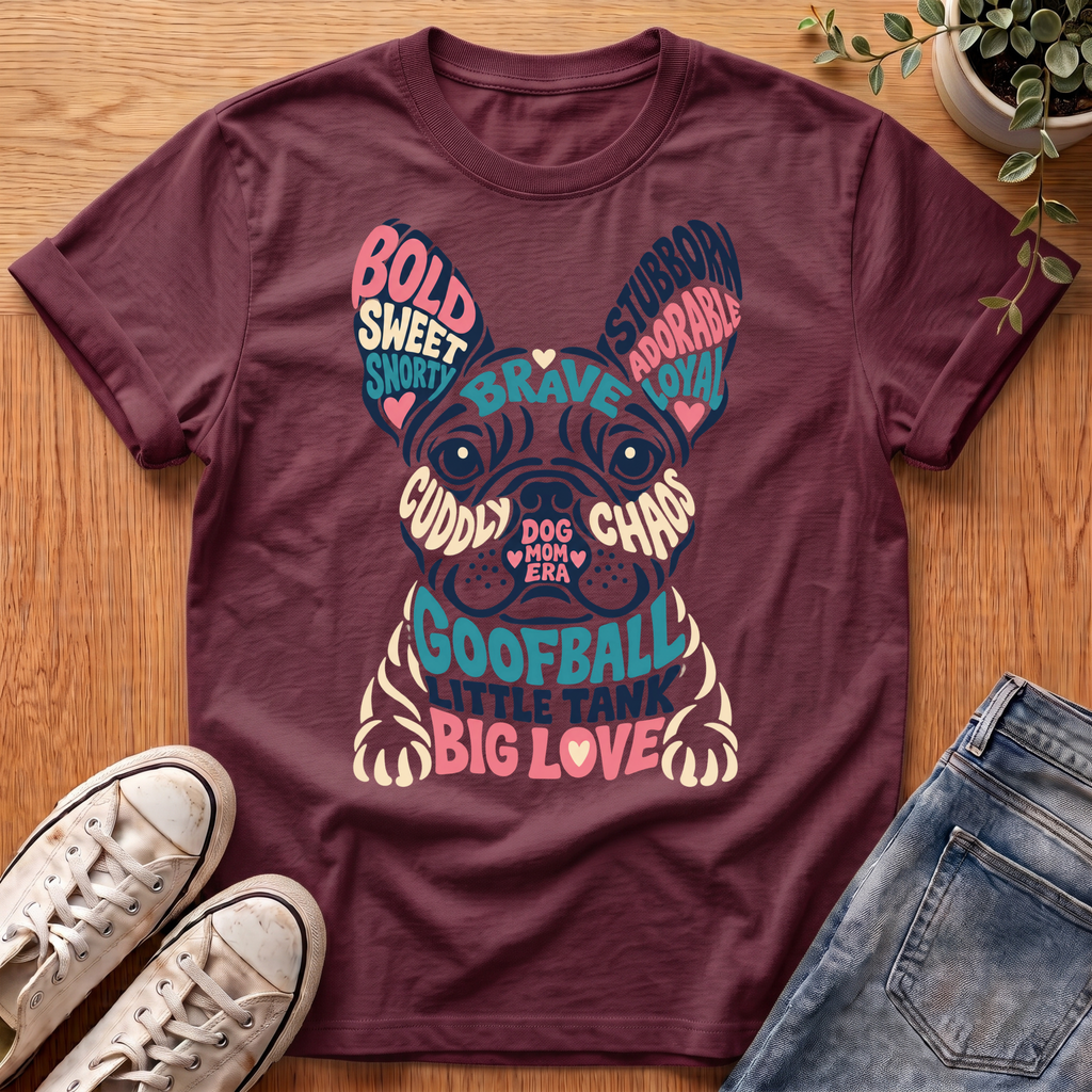 Frenchie Dog Mom Era T-Shirt