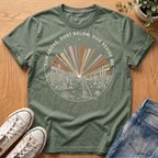 Dog Beside Me Desert T-Shirt