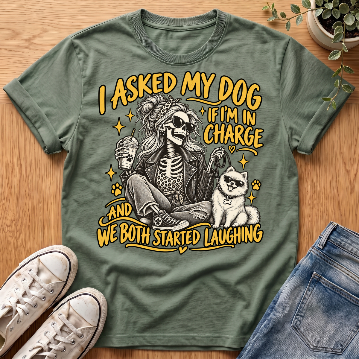 Asked My Dog #2 T-Shirt