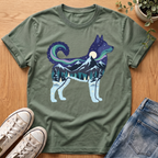 Husky Northern Lights T-Shirt