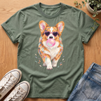 Corgi Bubblegum T-Shirt