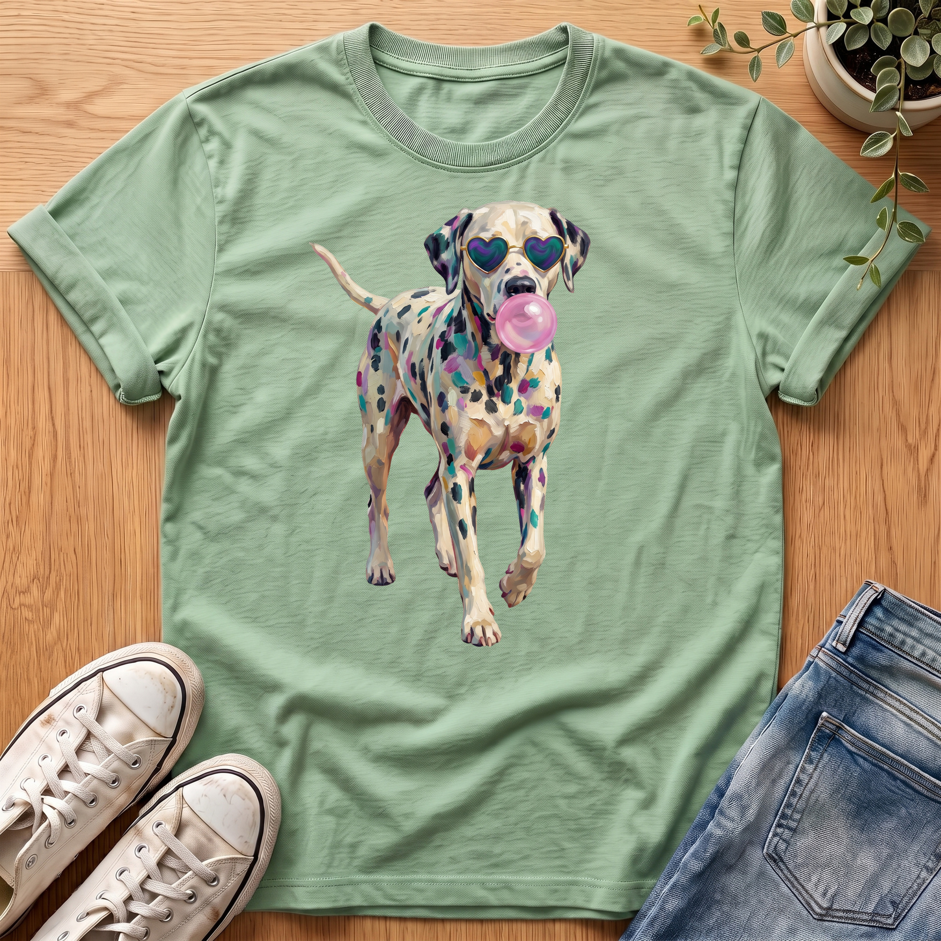 Dalmatian Bubblegum T-Shirt