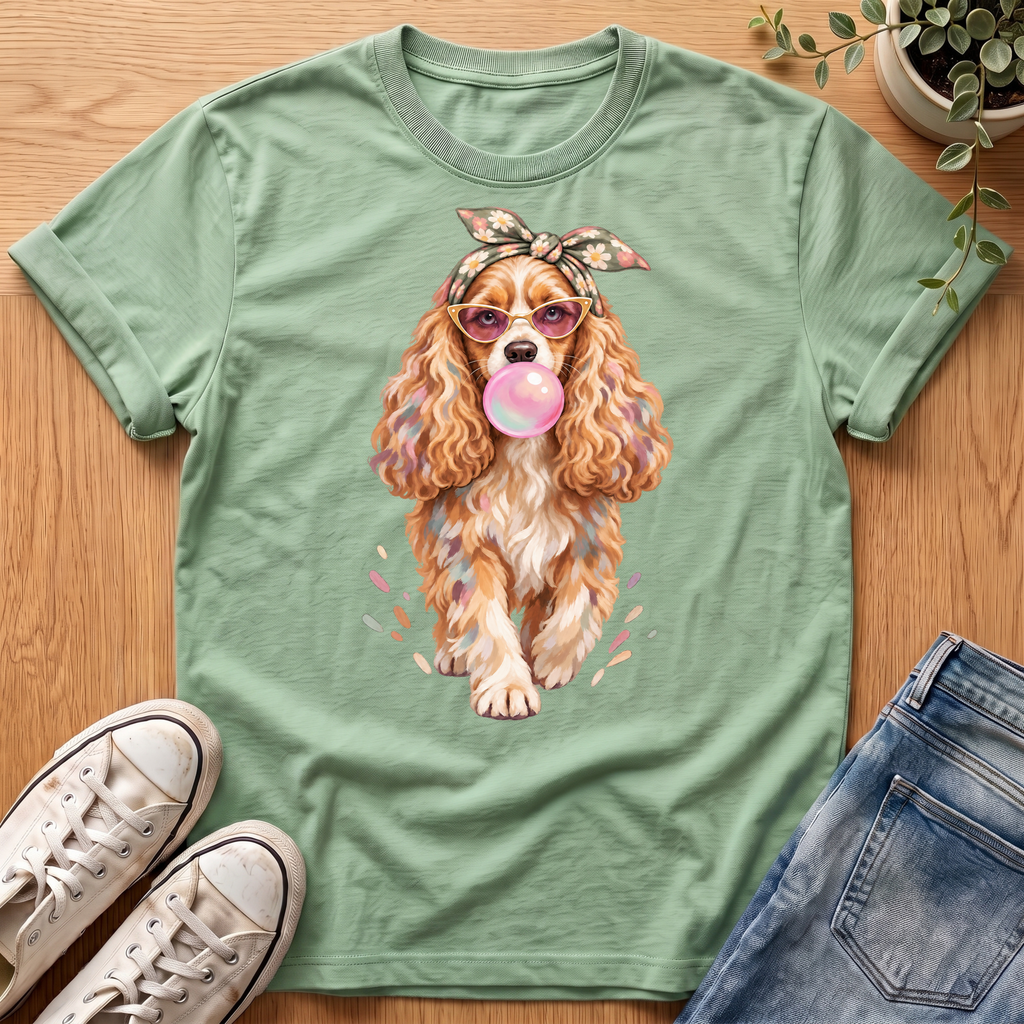 Cocker Spaniel Bubblegum T-Shirt