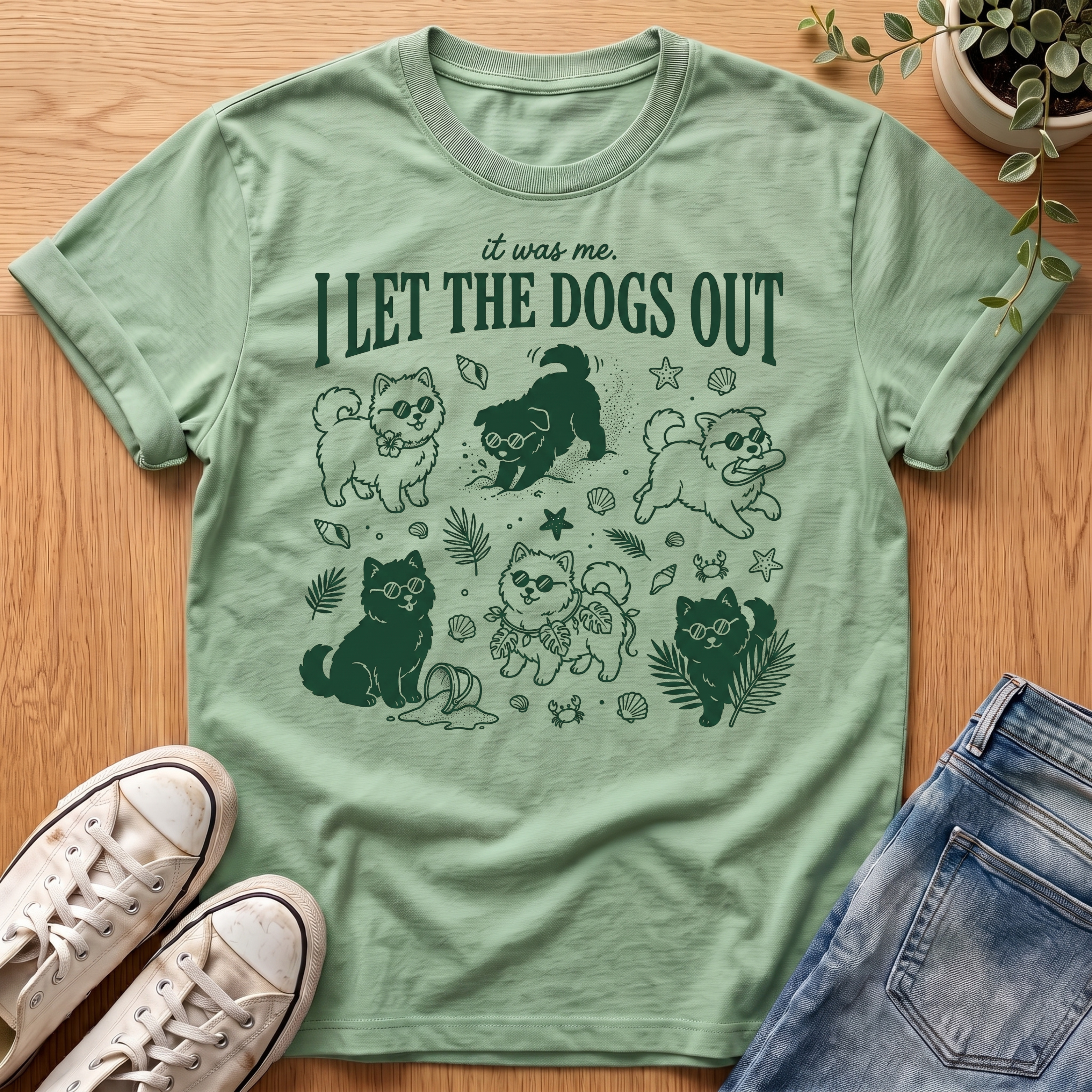 I Let The Dogs Out T-Shirt