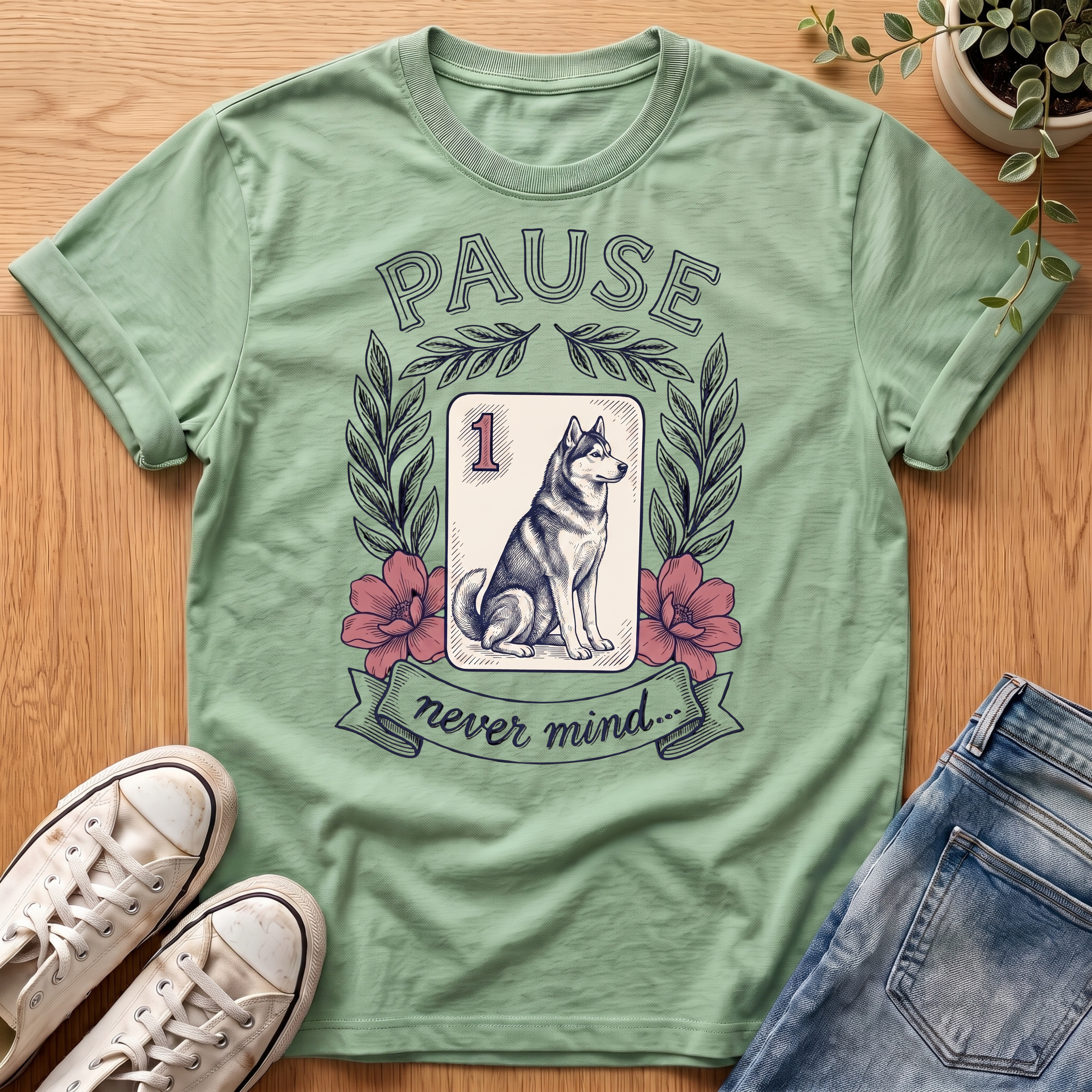 Husky Pause T-Shirt