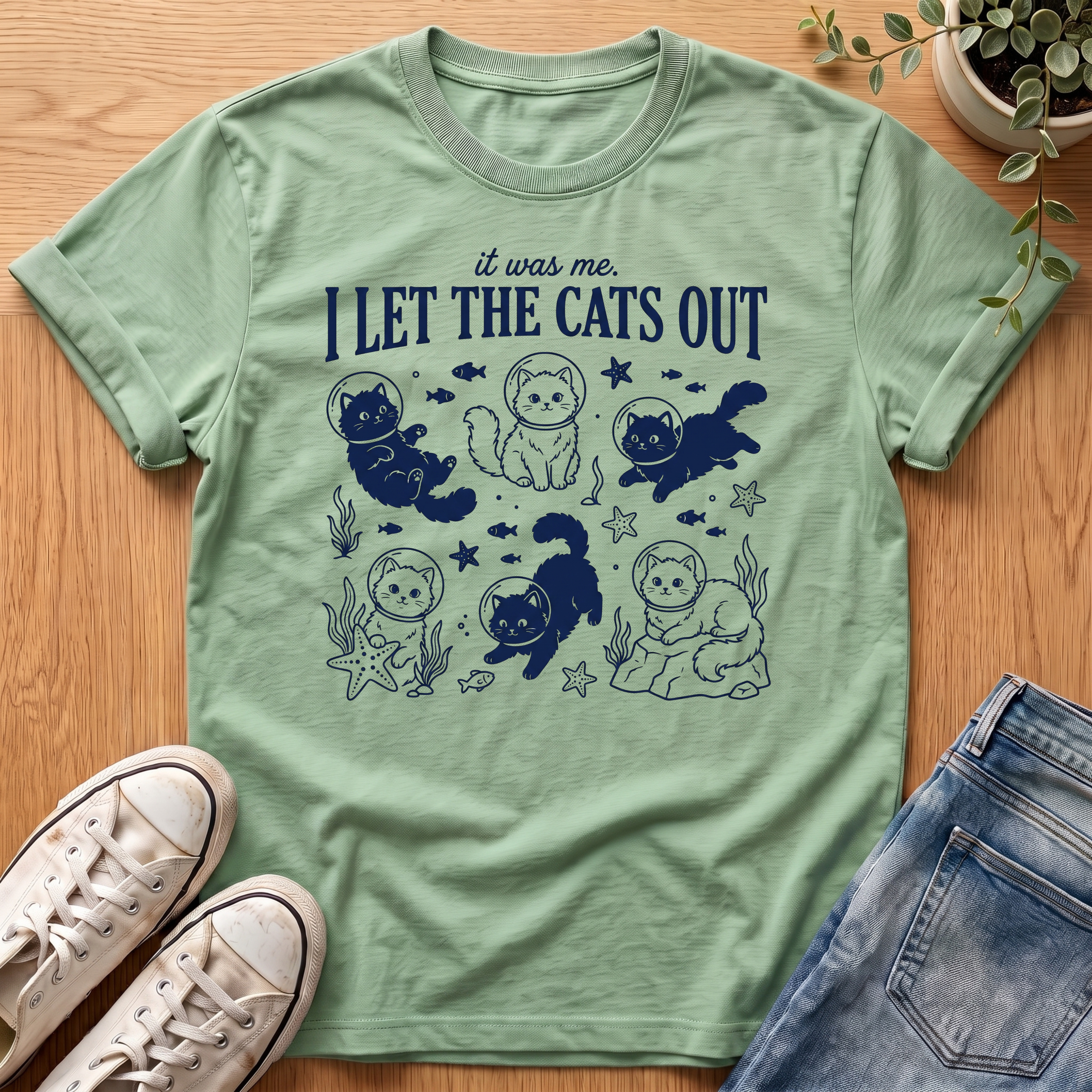 I Let The Cats Out T-Shirt
