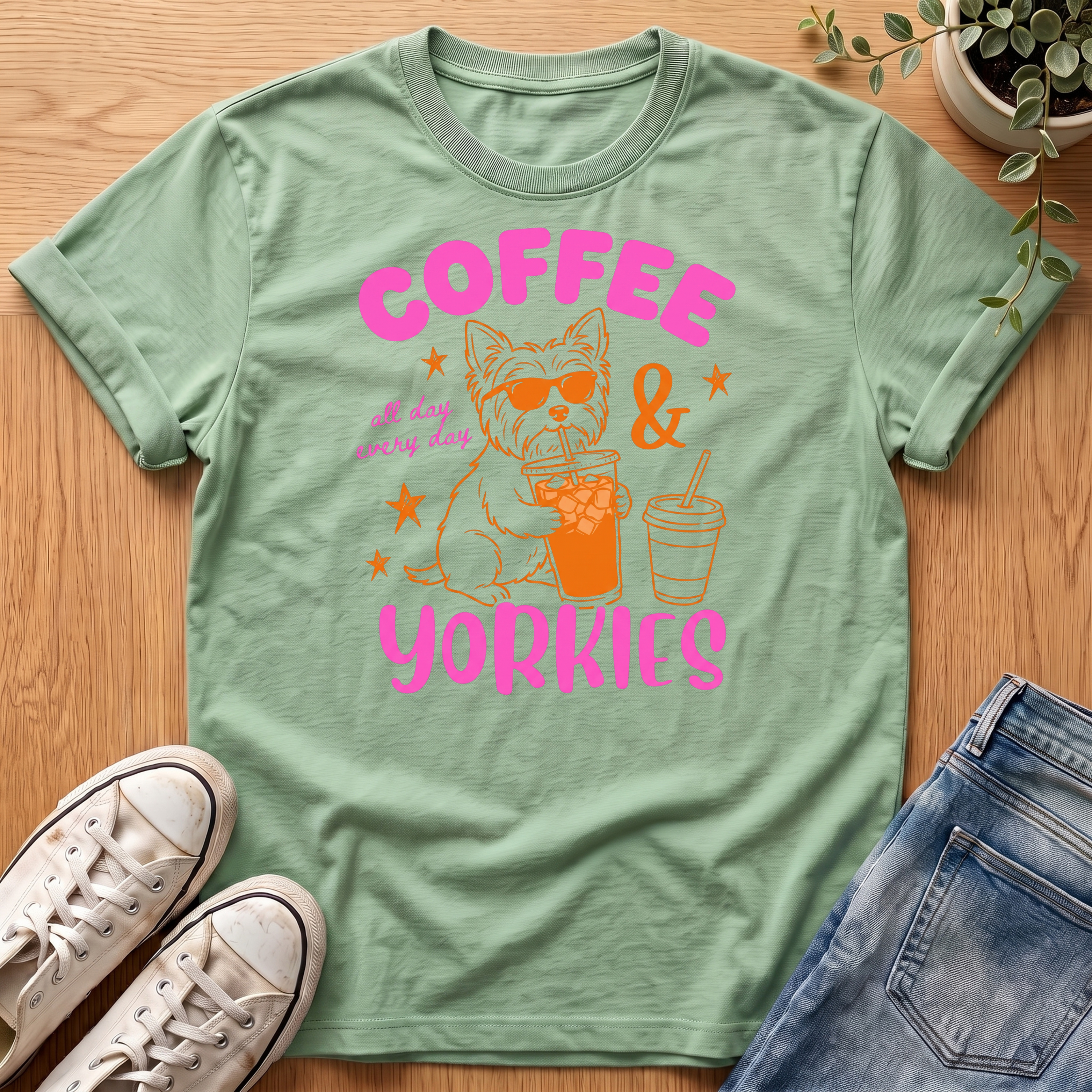 Coffee & Yorkies T-Shirt