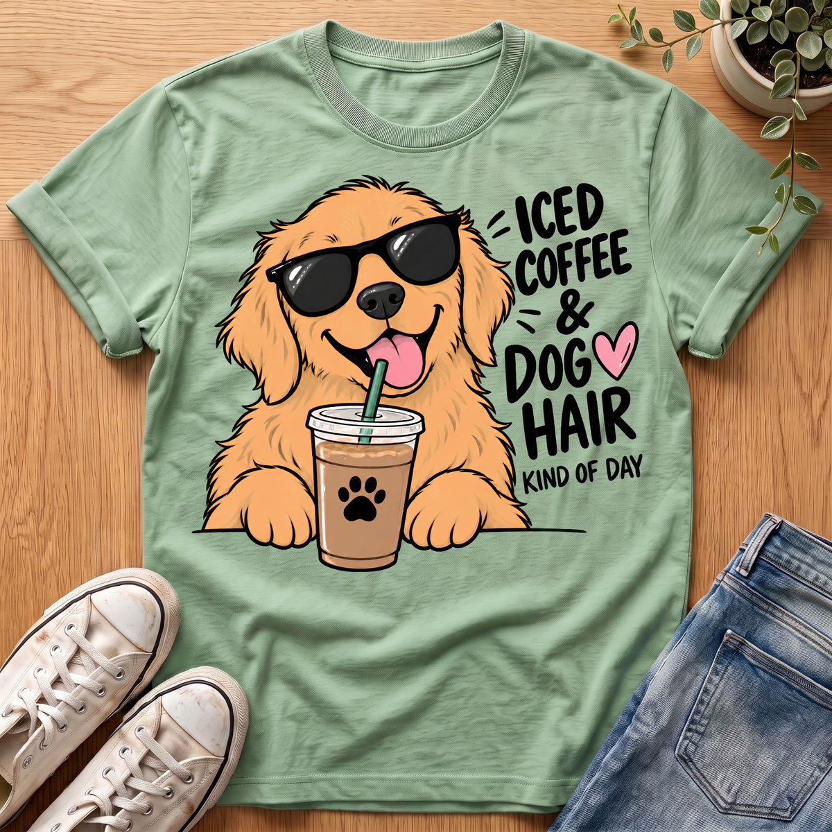 Iced Coffee & Dog Hair T-Shirt