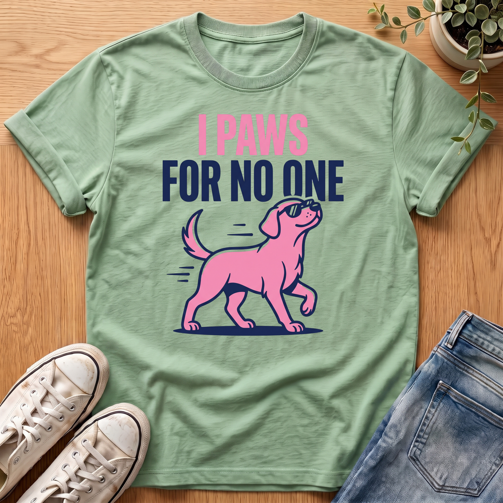 Paws For No One T-Shirt