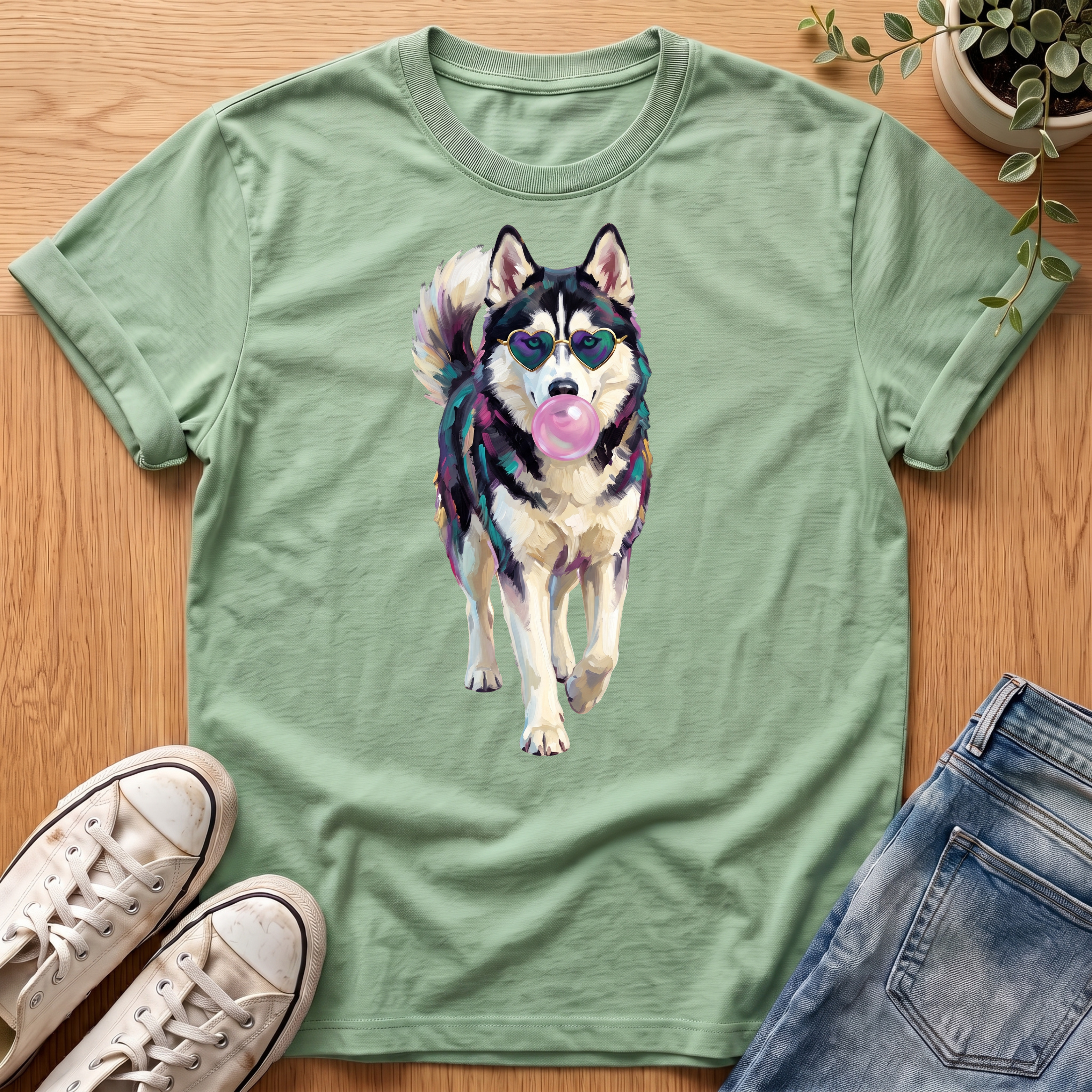 Husky Bubblegum T-Shirt