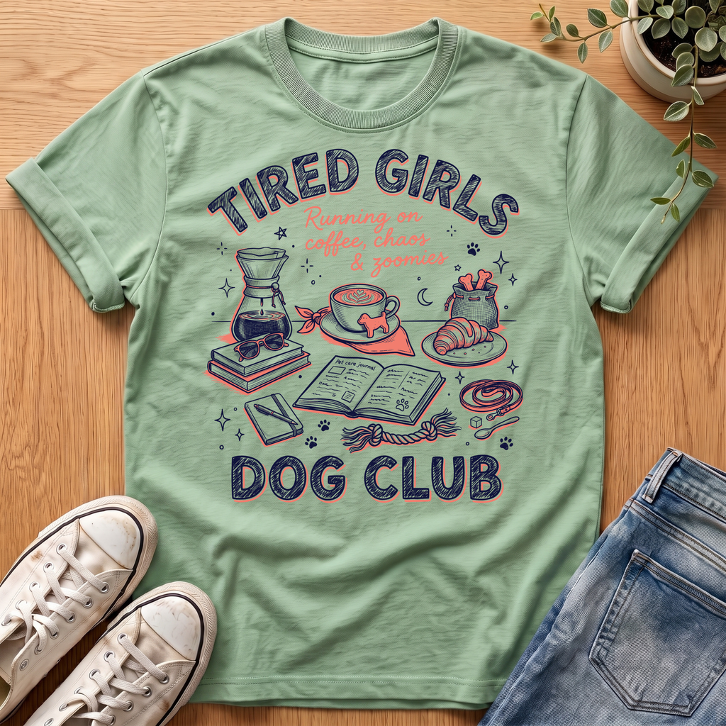 Tired Girls Coffee Run T-Shirt
