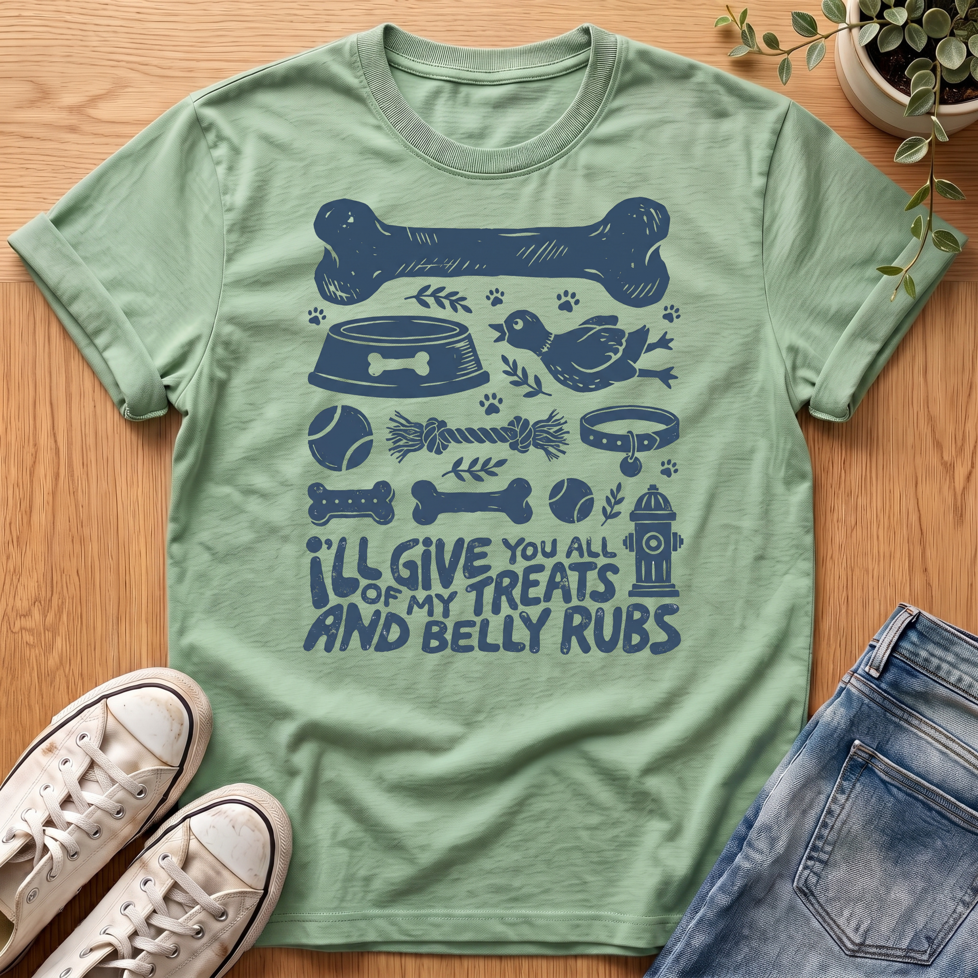 Treats And Belly Rubs T-Shirt