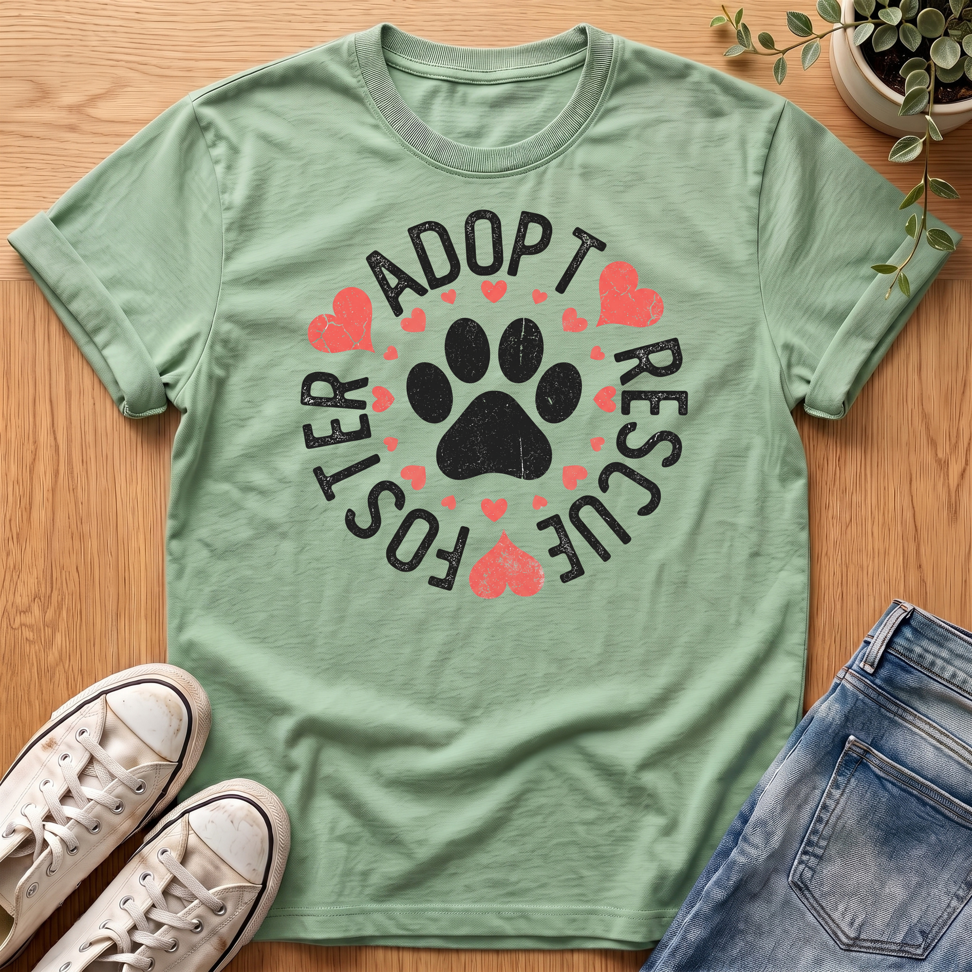 Foster Adopt Rescue T-Shirt