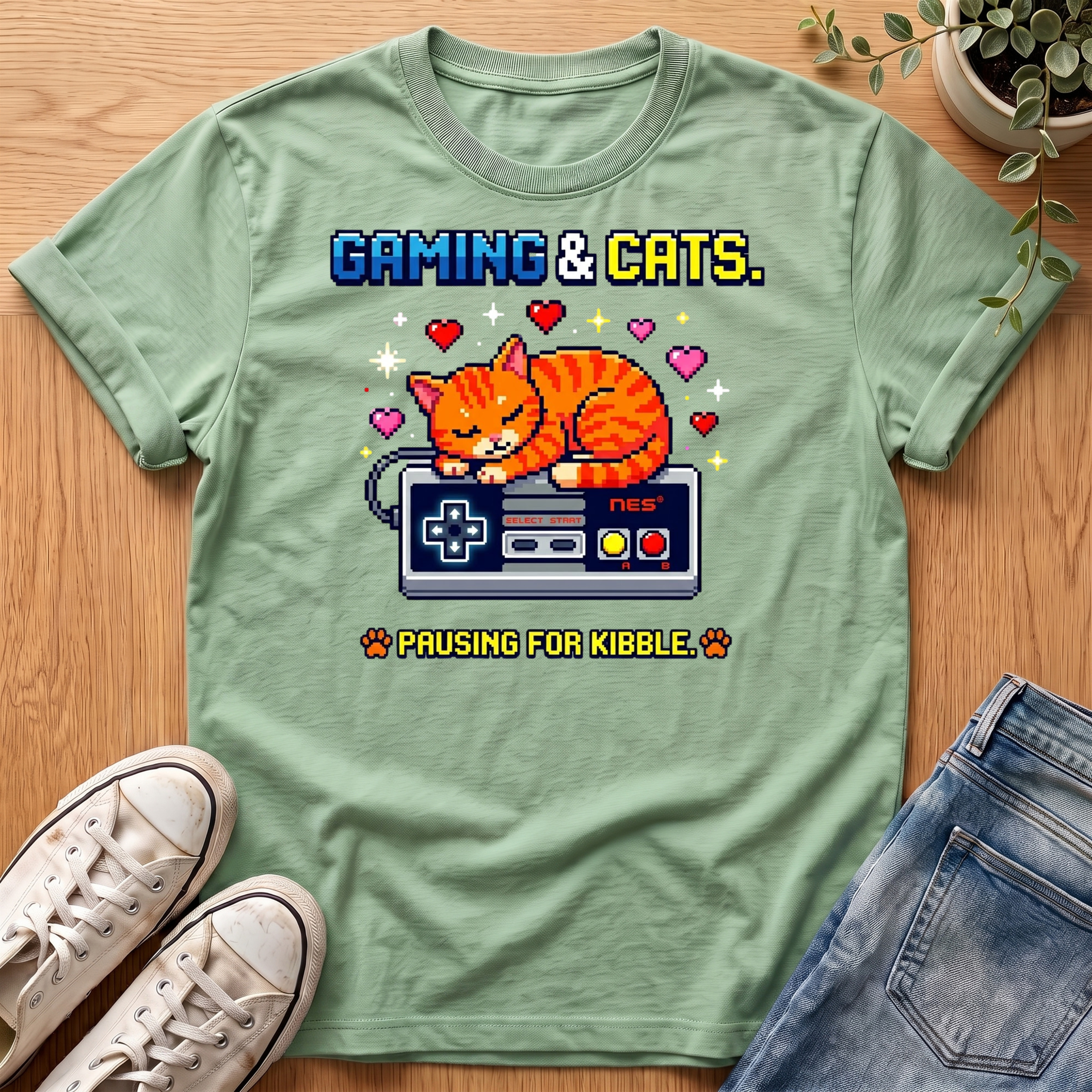 Gaming & Cats T-Shirt