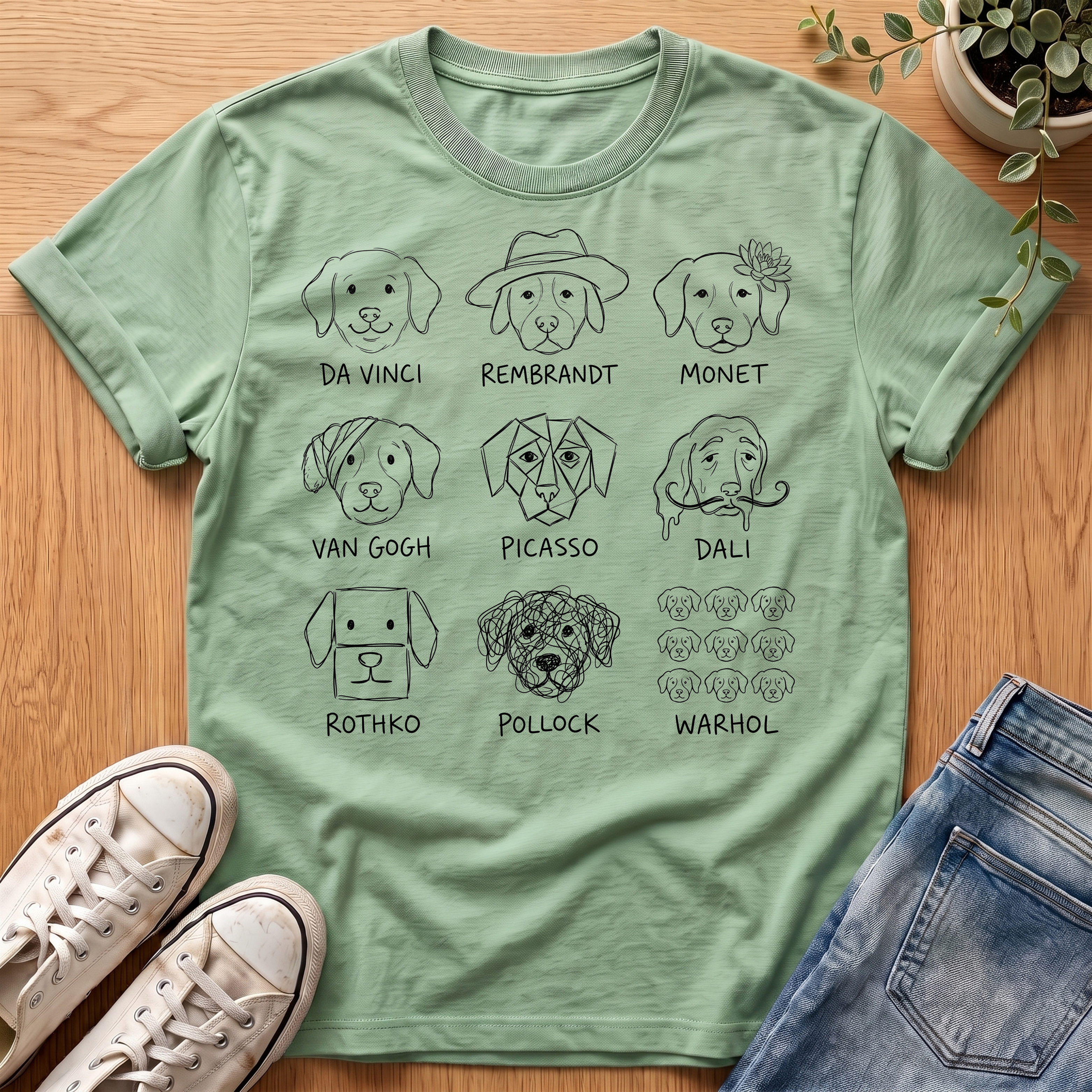 Dogs Of Art History T-Shirt