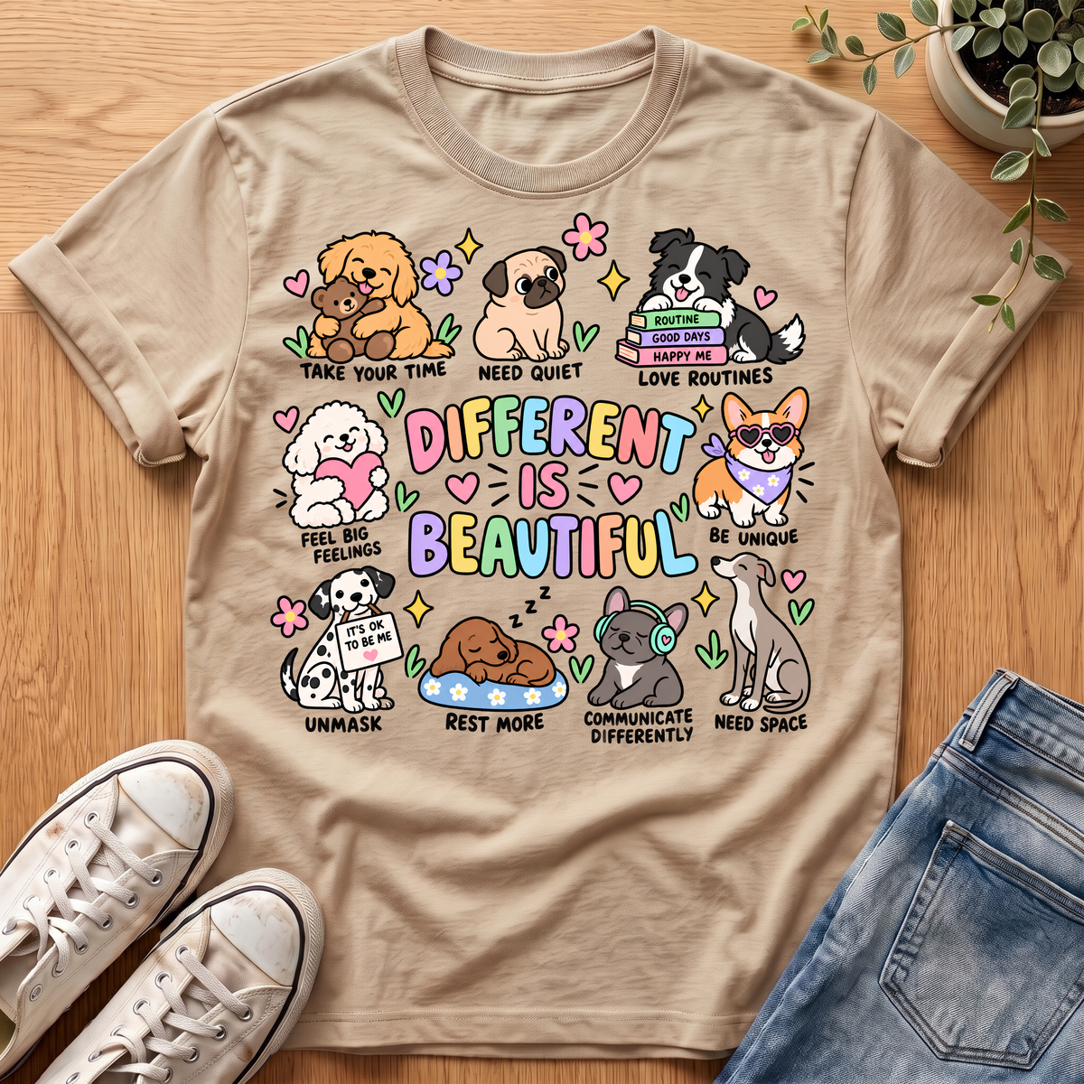 Different Is Beautiful T-Shirt