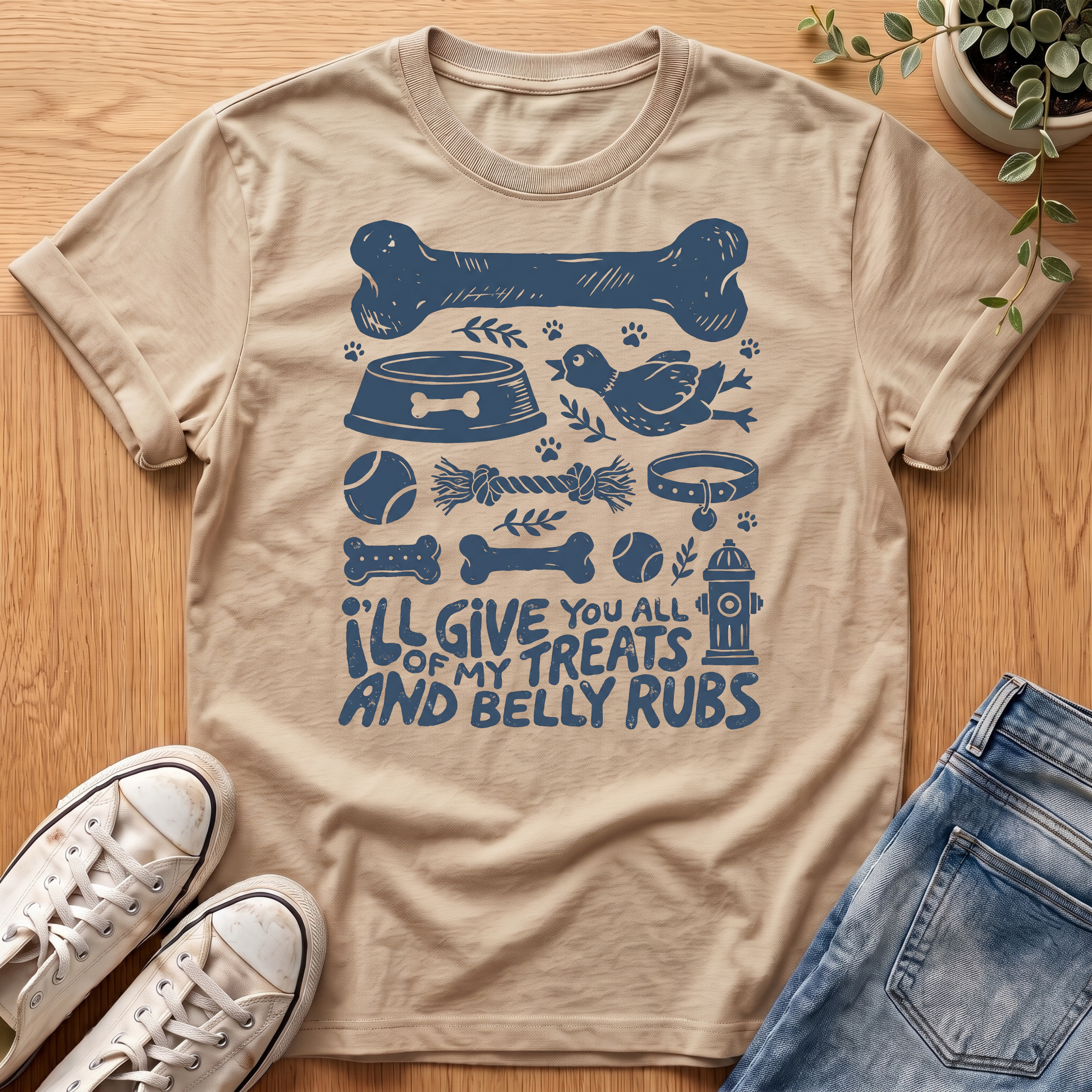 Treats And Belly Rubs T-Shirt
