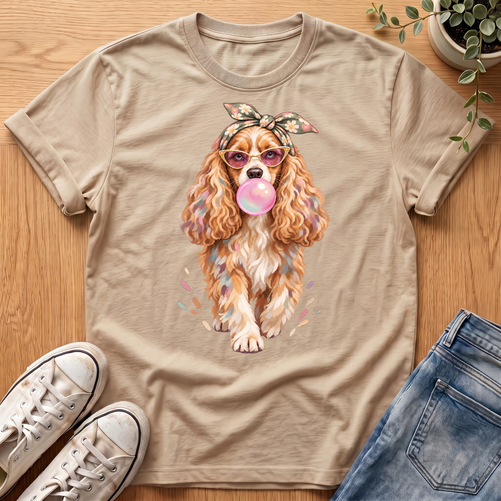 Cocker Spaniel Bubblegum T-Shirt