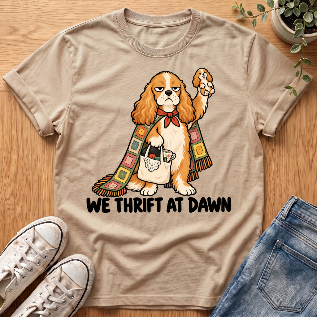 Cocker Spaniel Thrift Adventure T-Shirt