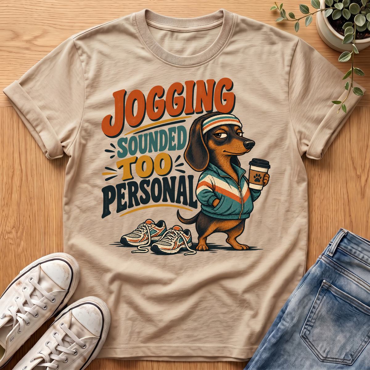 Dachshund Jogging T-Shirt