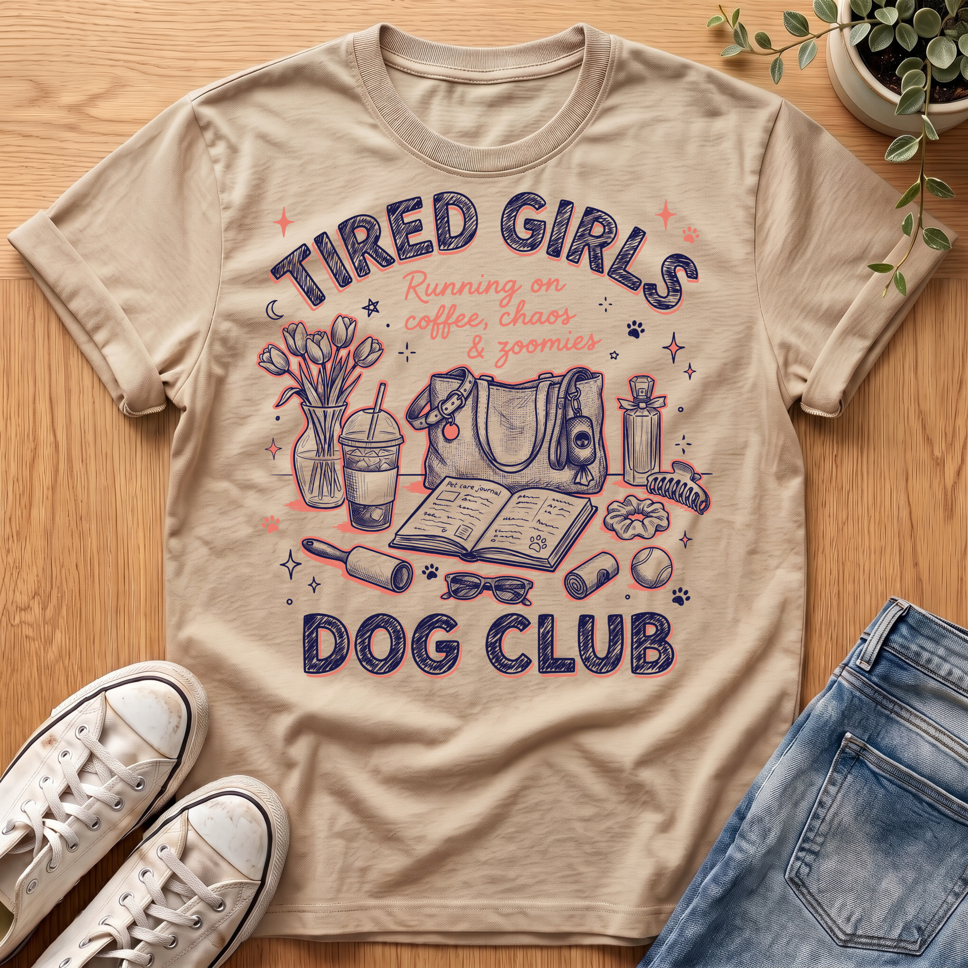 Tired Girls Essentials T-Shirt