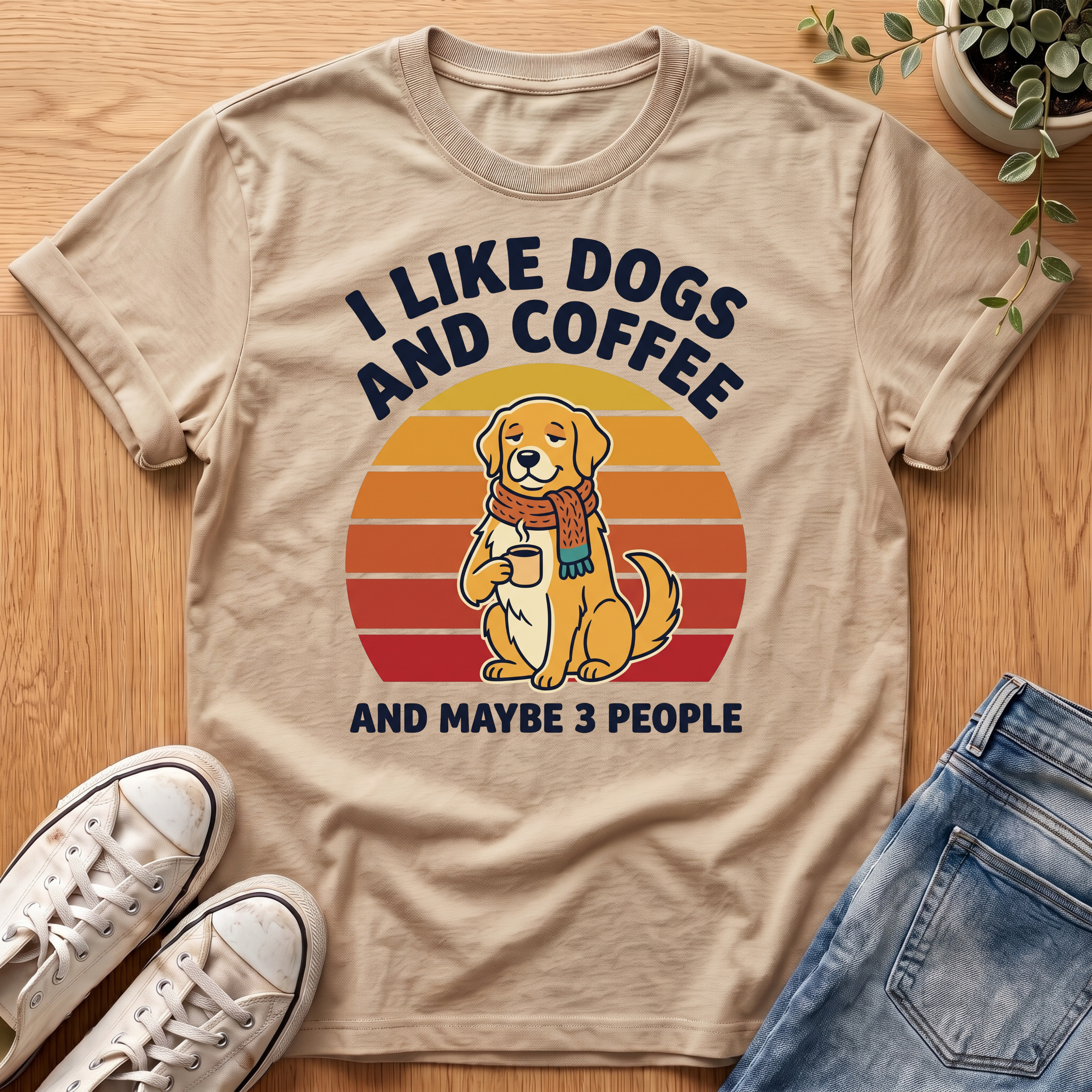 I Like Dogs And Coffee T-Shirt