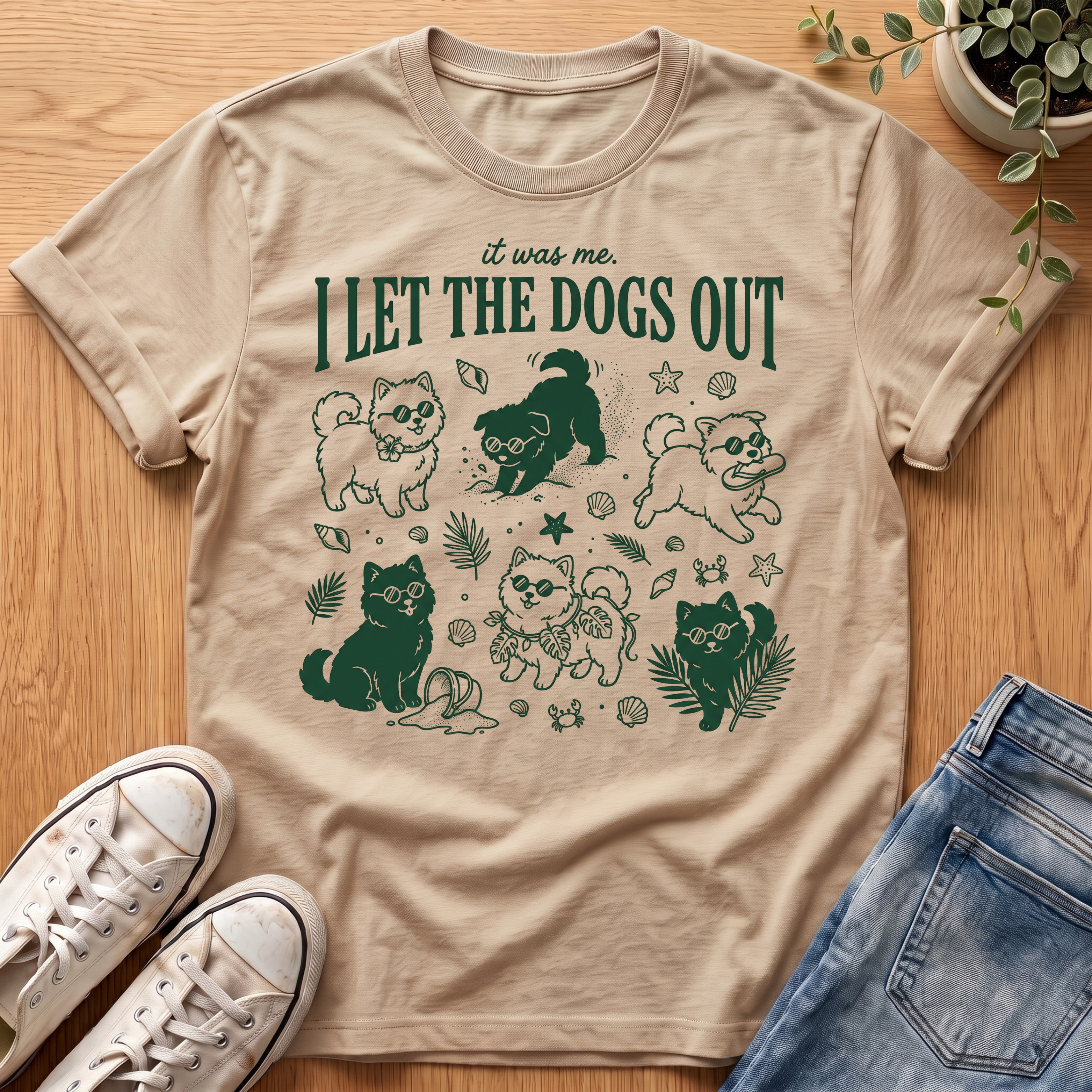 I Let The Dogs Out T-Shirt