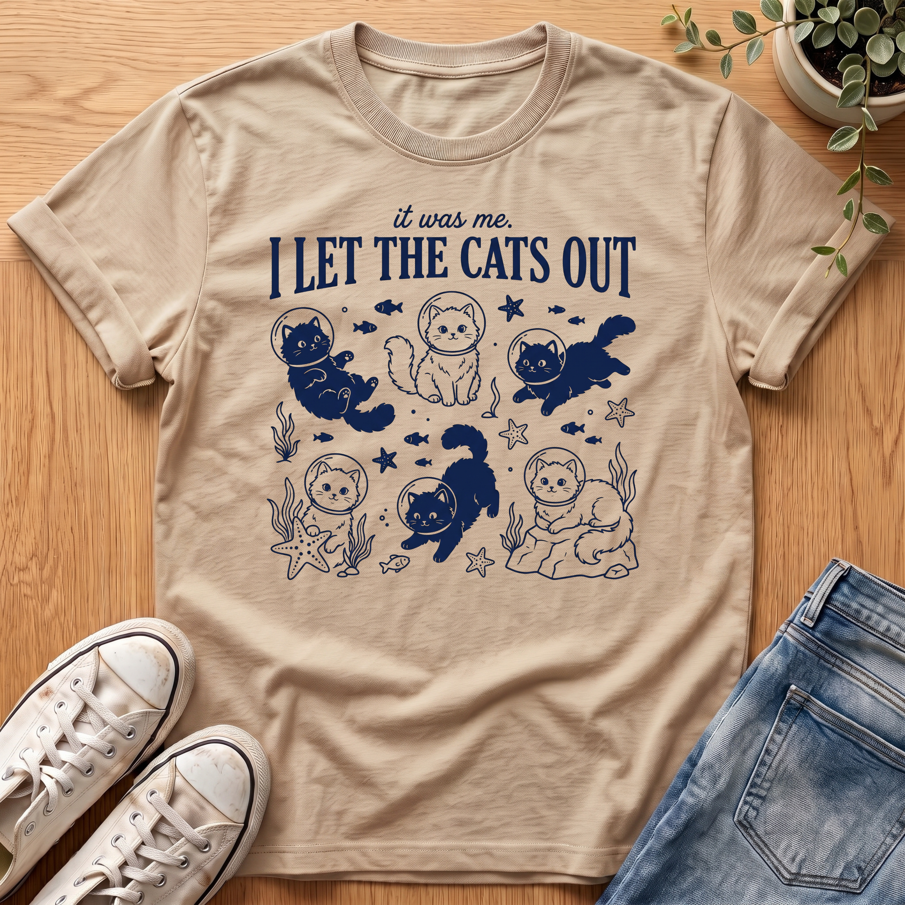 I Let The Cats Out T-Shirt