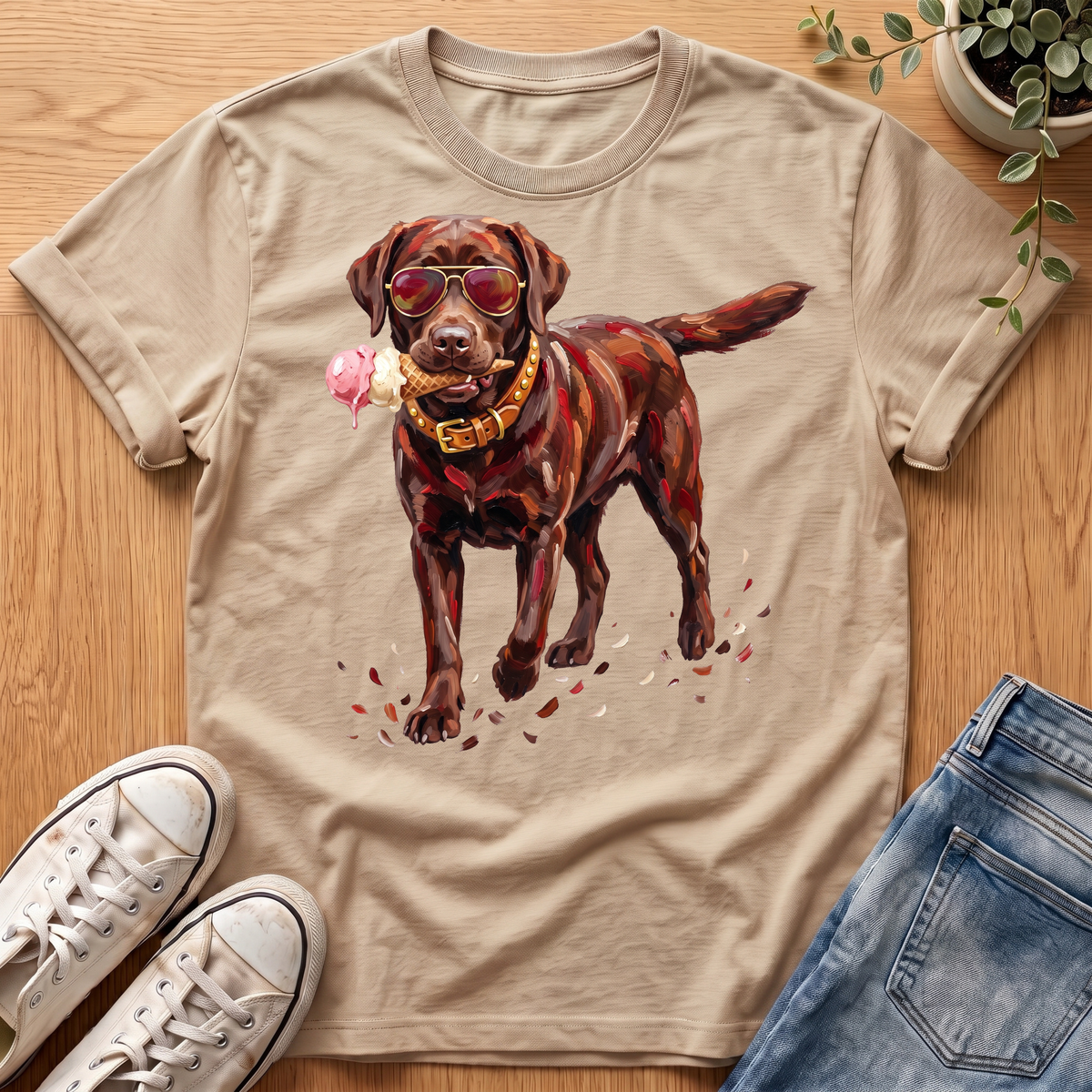 Labrador Ice Cream T-Shirt