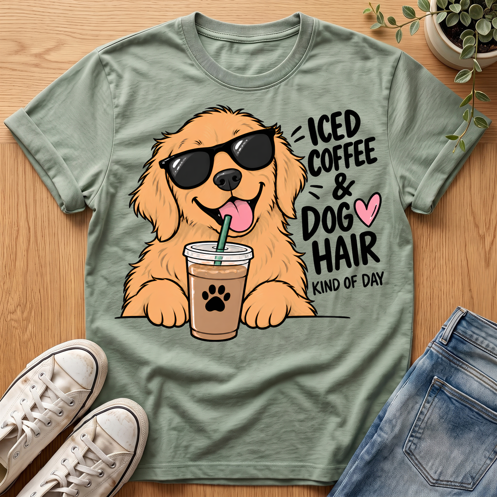Iced Coffee & Dog Hair T-Shirt