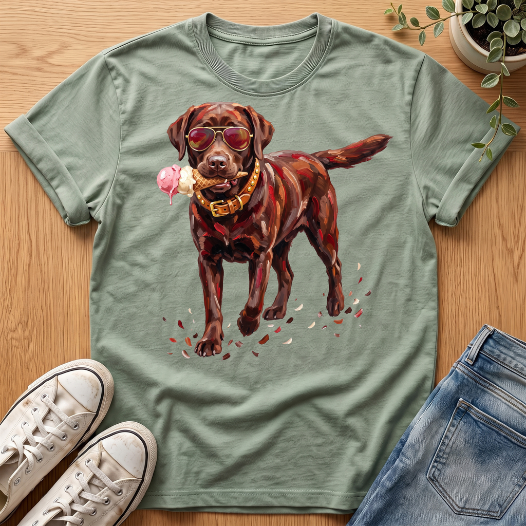 Labrador Ice Cream T-Shirt