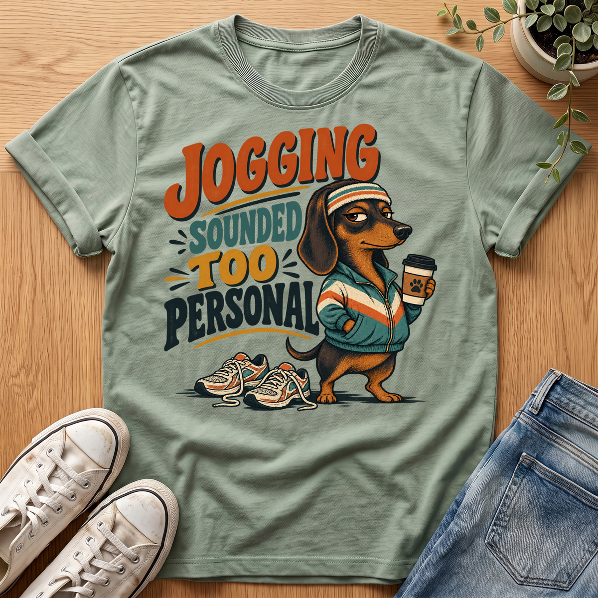 Dachshund Jogging T-Shirt
