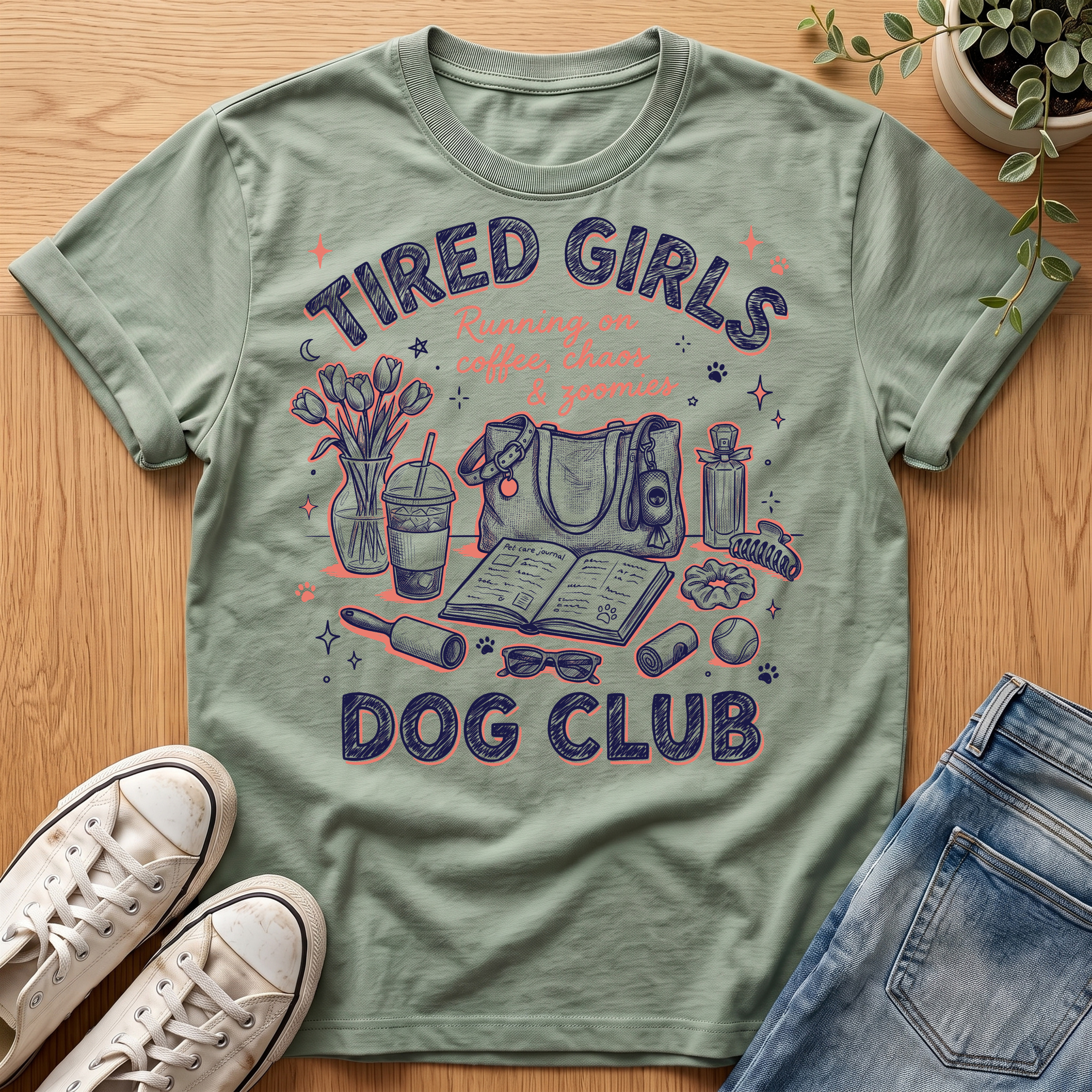 Tired Girls Essentials T-Shirt