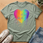 Paw Prints On My Heart T-Shirt