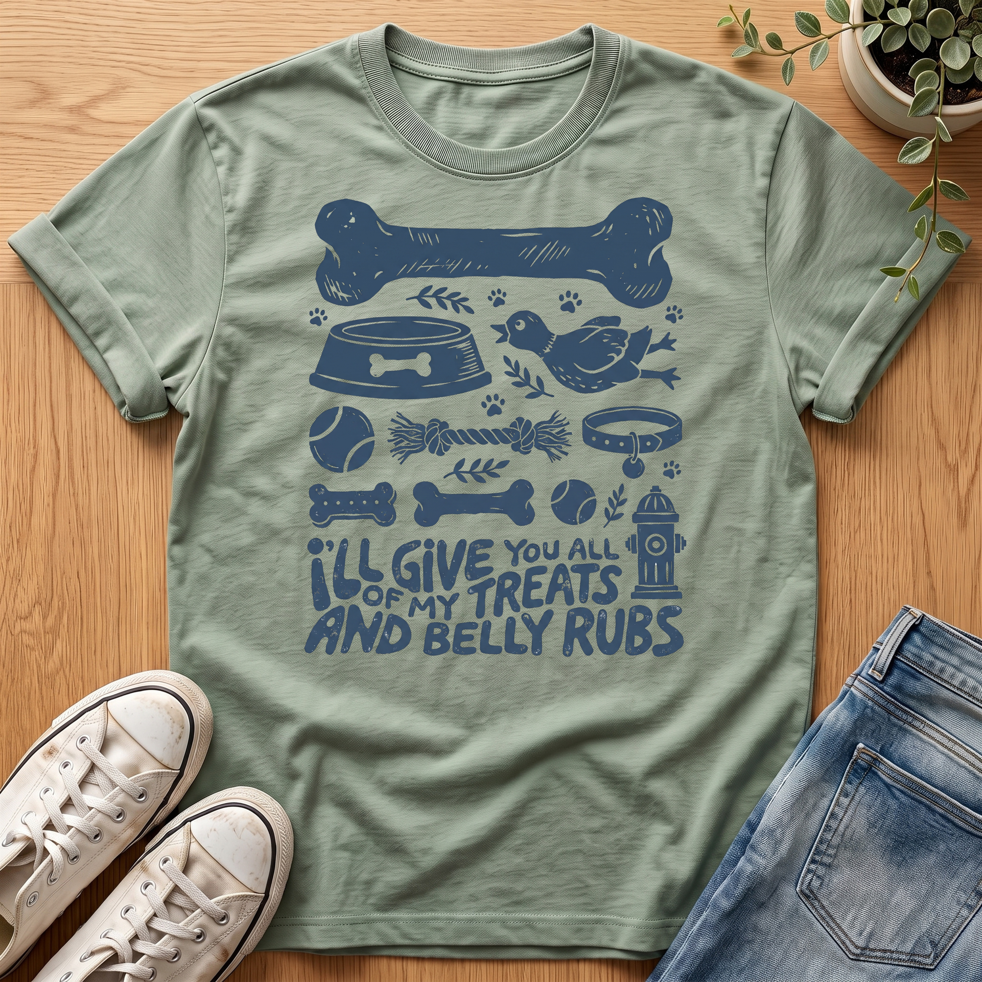 Treats And Belly Rubs T-Shirt