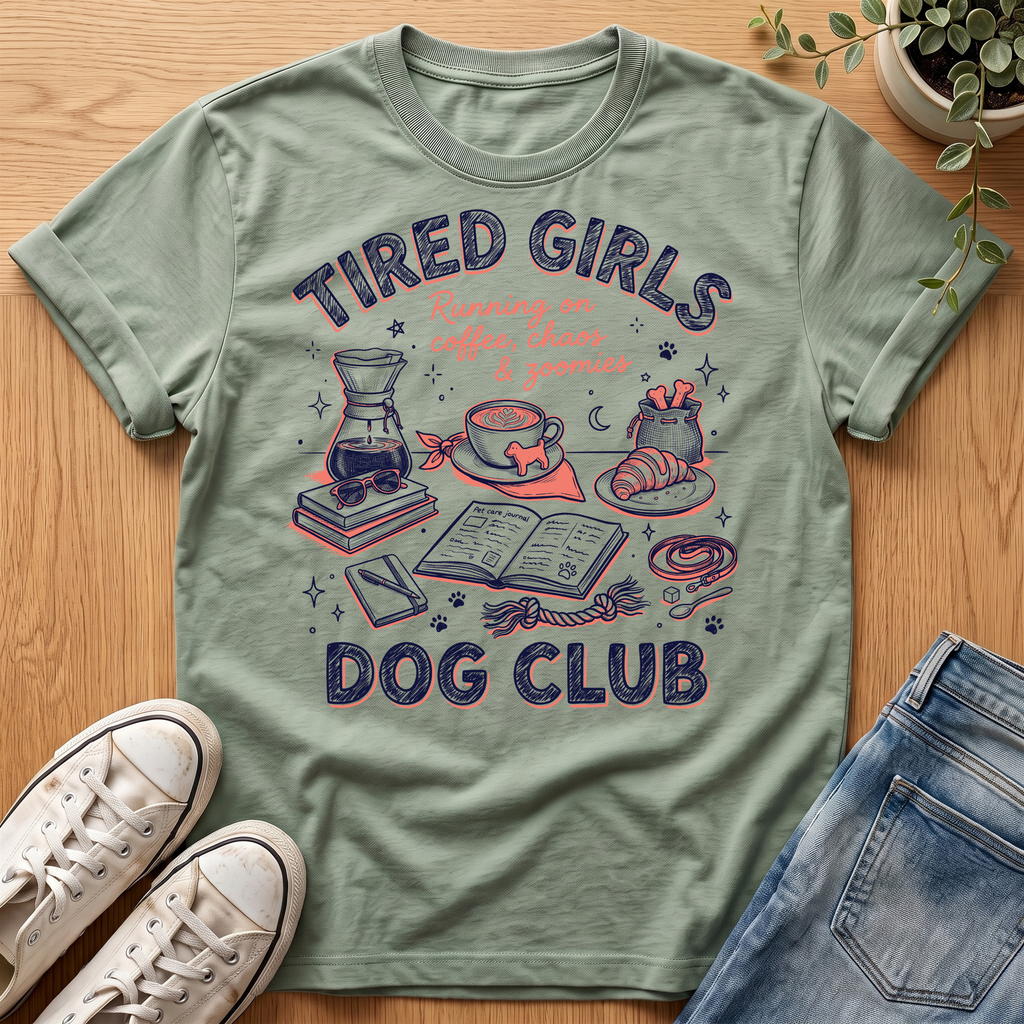 Tired Girls Coffee Run T-Shirt