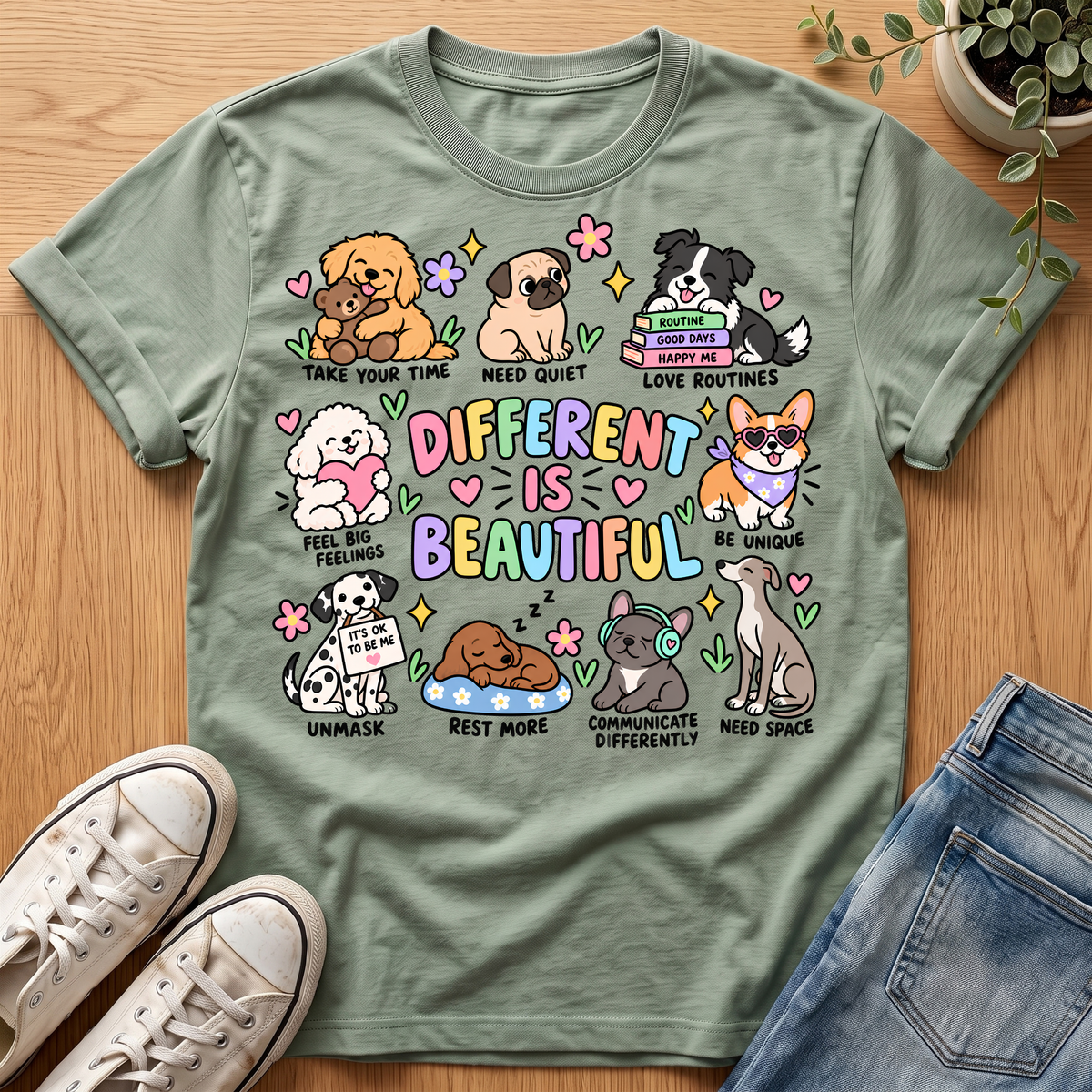 Different Is Beautiful T-Shirt