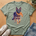 German Shepherd Pizza T-Shirt