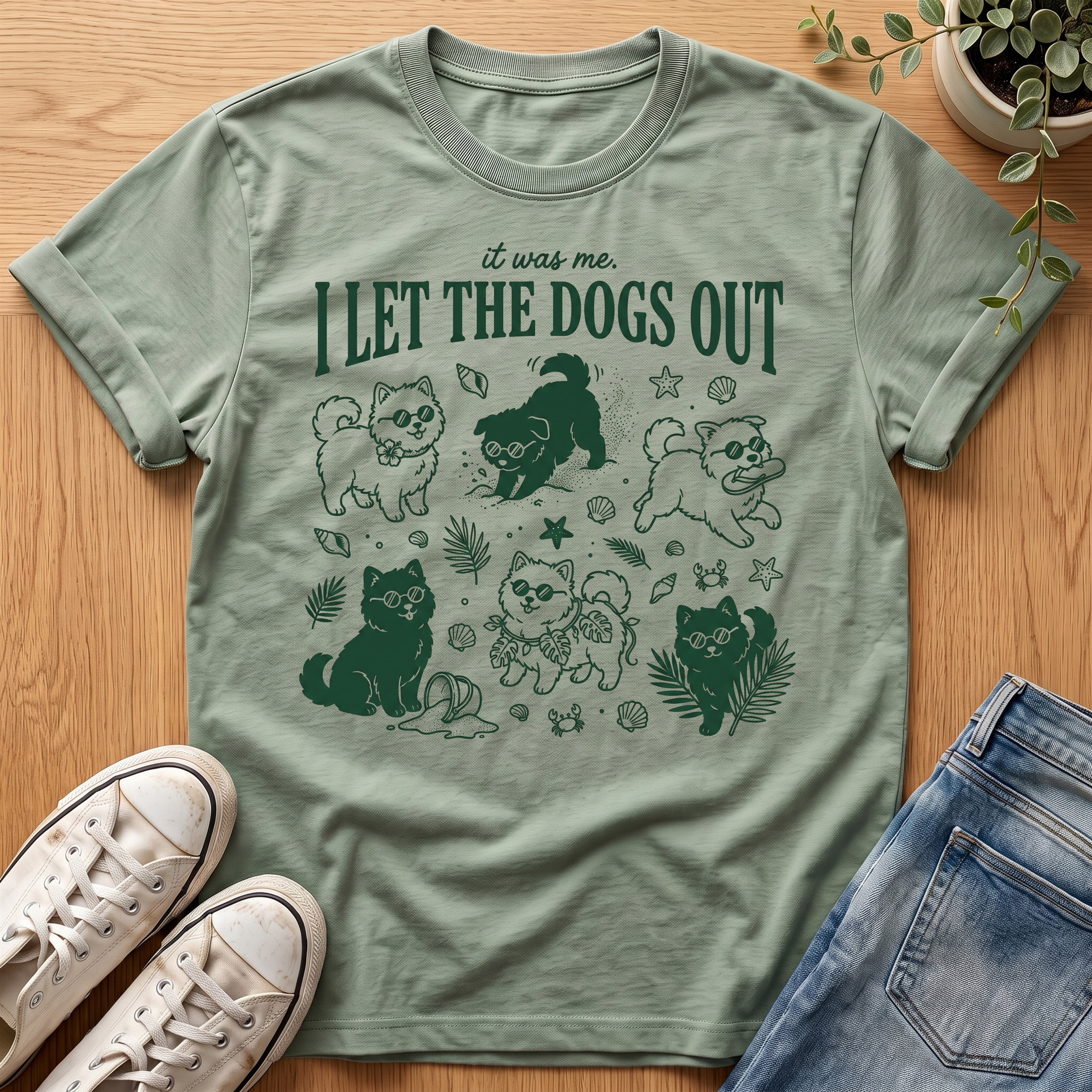I Let The Dogs Out T-Shirt
